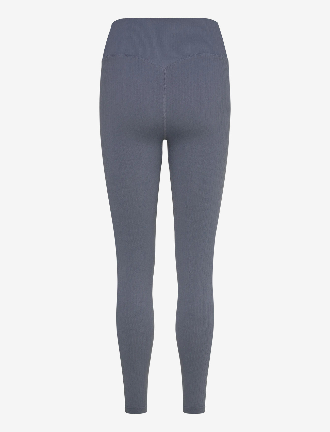 aim´n - Ribbed Seamless Tights - fuld længde - storm blue - 1
