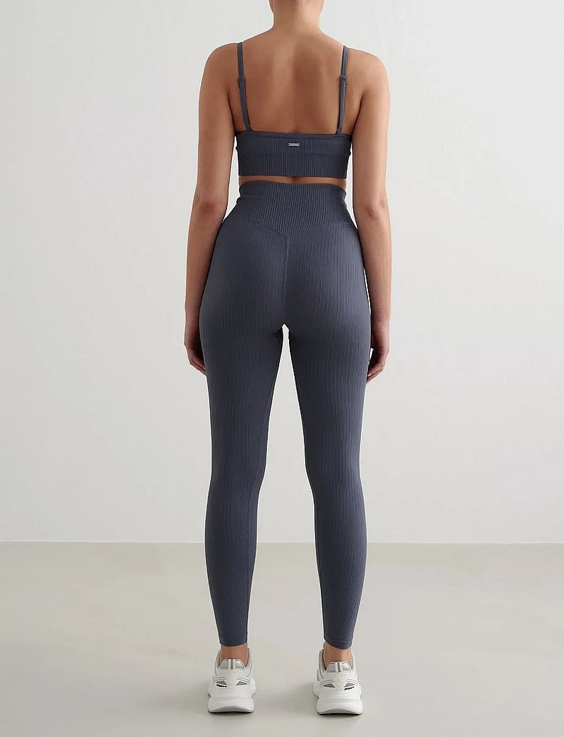 aim´n - Ribbed Seamless Tights - seamless tights - storm blue - 3