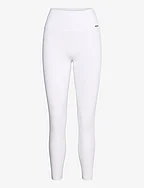 Ribbed Seamless Tights - WHITE