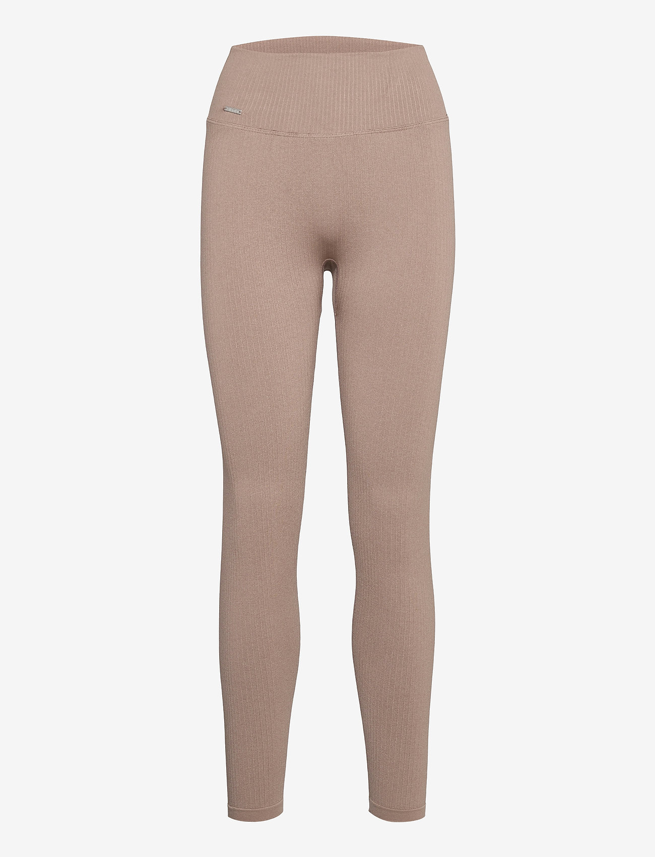 aim´n - Espresso Ribbed Seamless Tights - seamless tights - espresso - 0