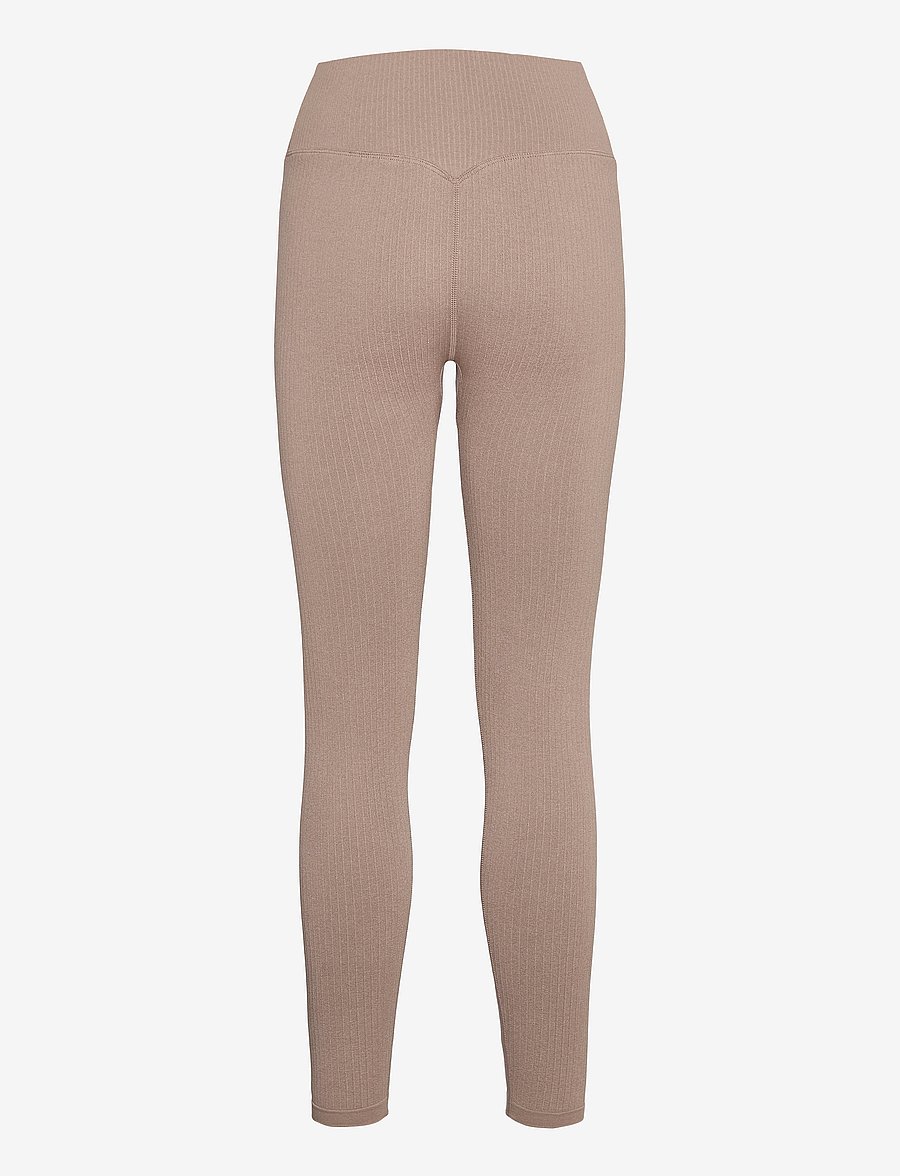 aim´n - Espresso Ribbed Seamless Tights - seamless tights - espresso - 1