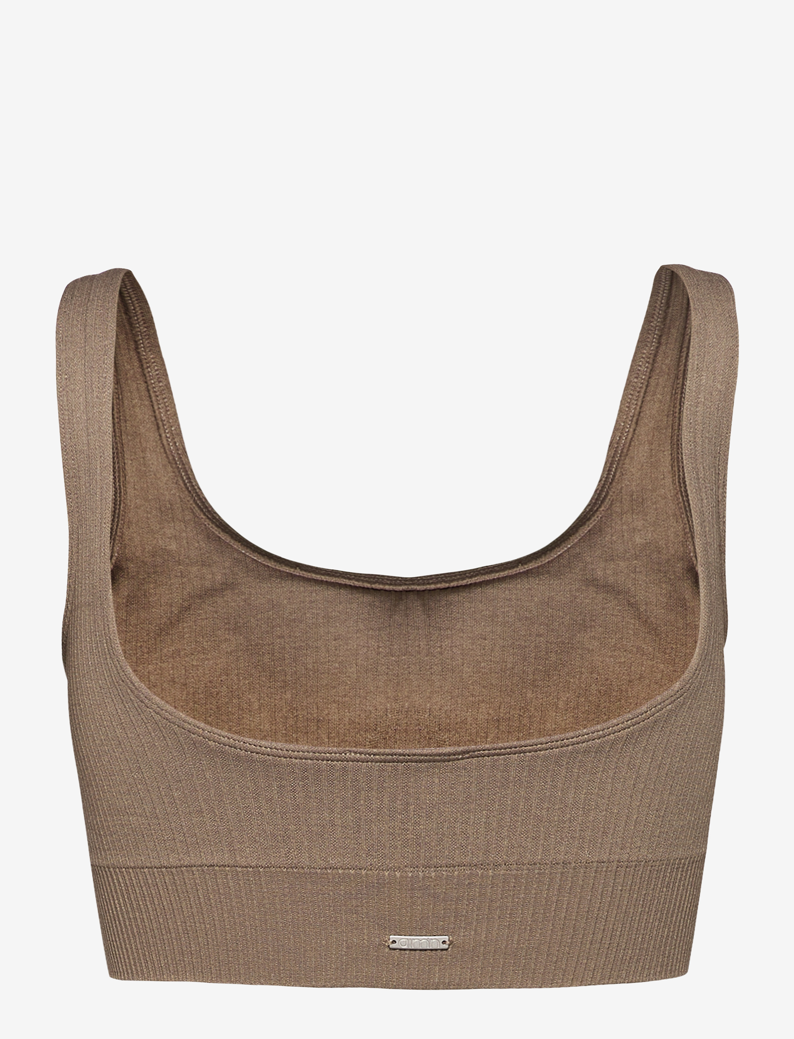 aim´n - Espresso Ribbed Seamless Bra - medium support - espresso - 1