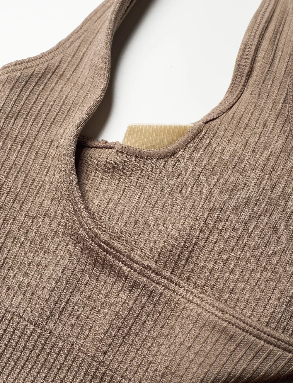 aim´n - Espresso Ribbed Seamless Bra - mittlerer halt - espresso - 3