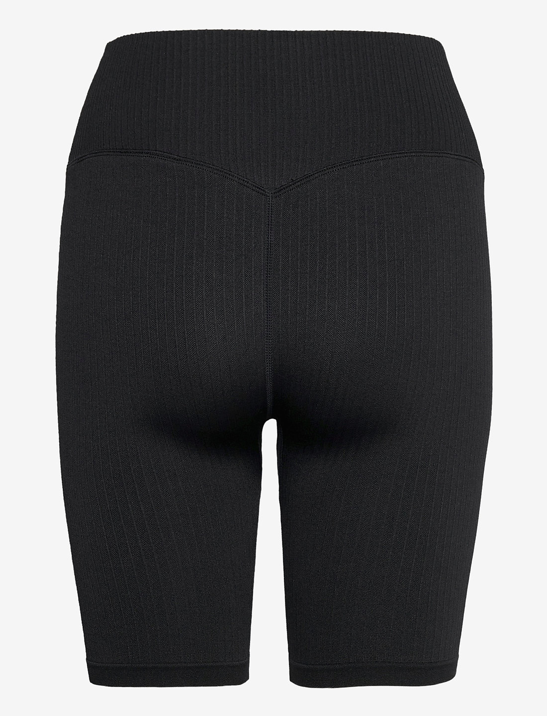 Ribbed black biker shorts sale
