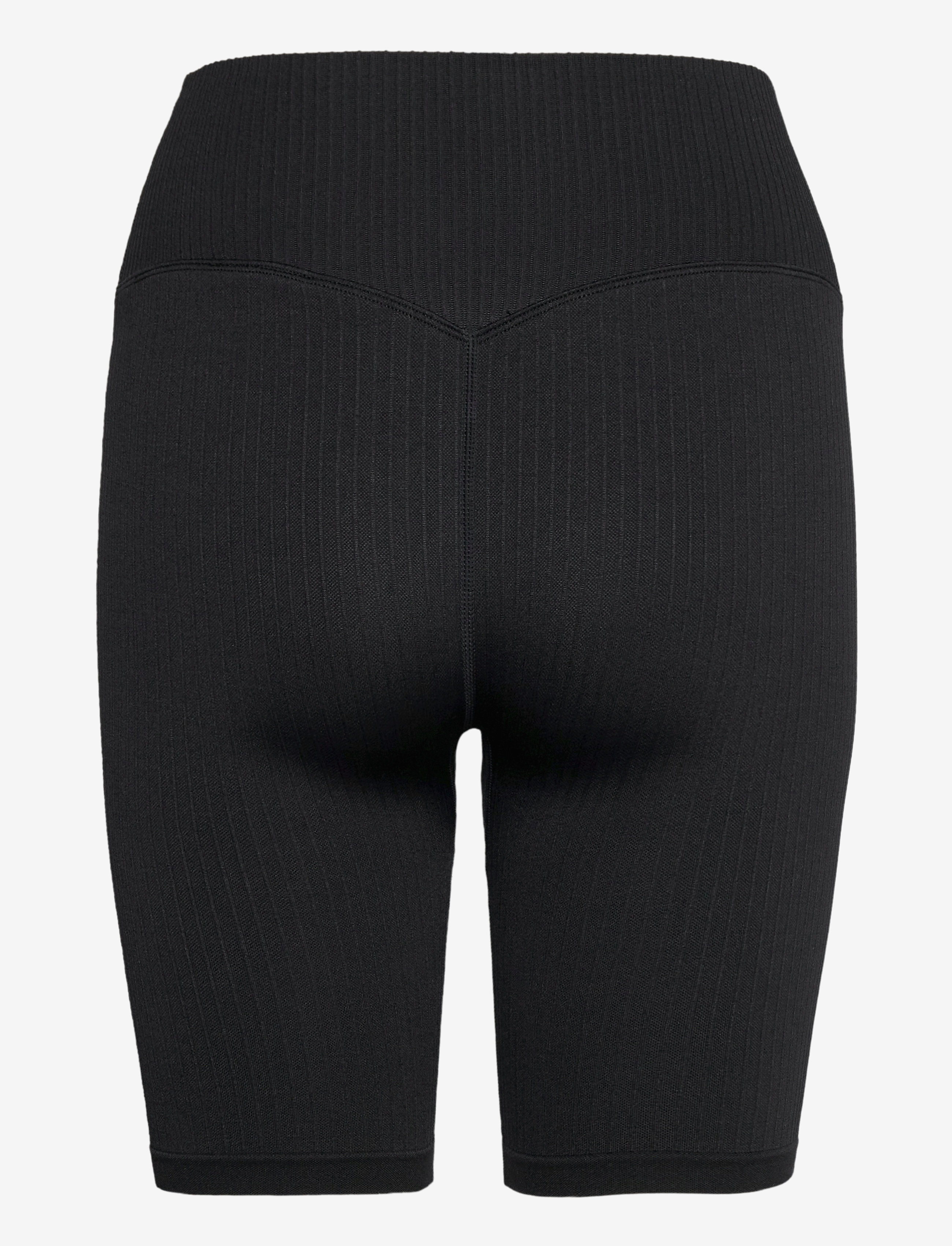 aim´n - Ribbed Seamless Biker Shorts - trainingstights - black - 1
