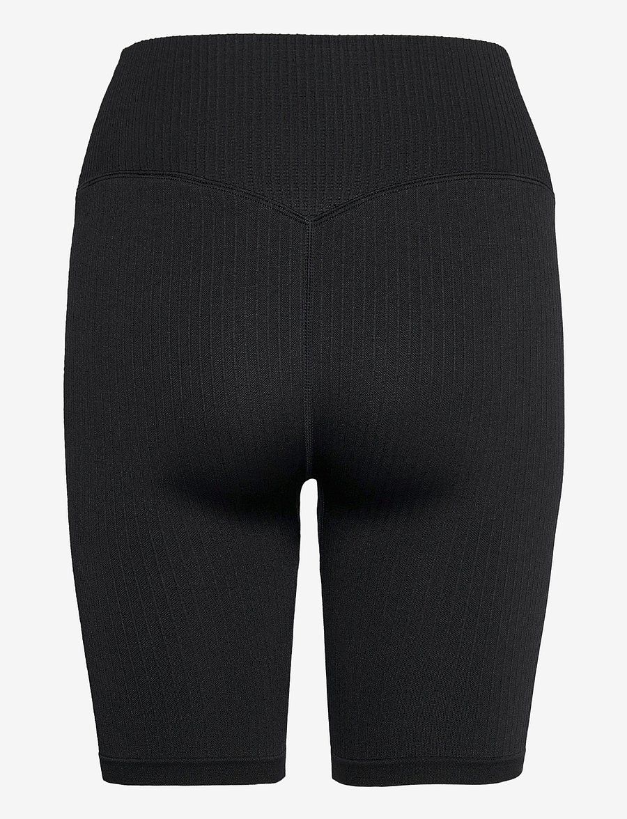 aim´n - Ribbed Seamless Biker Shorts - trainingstights - black - 1