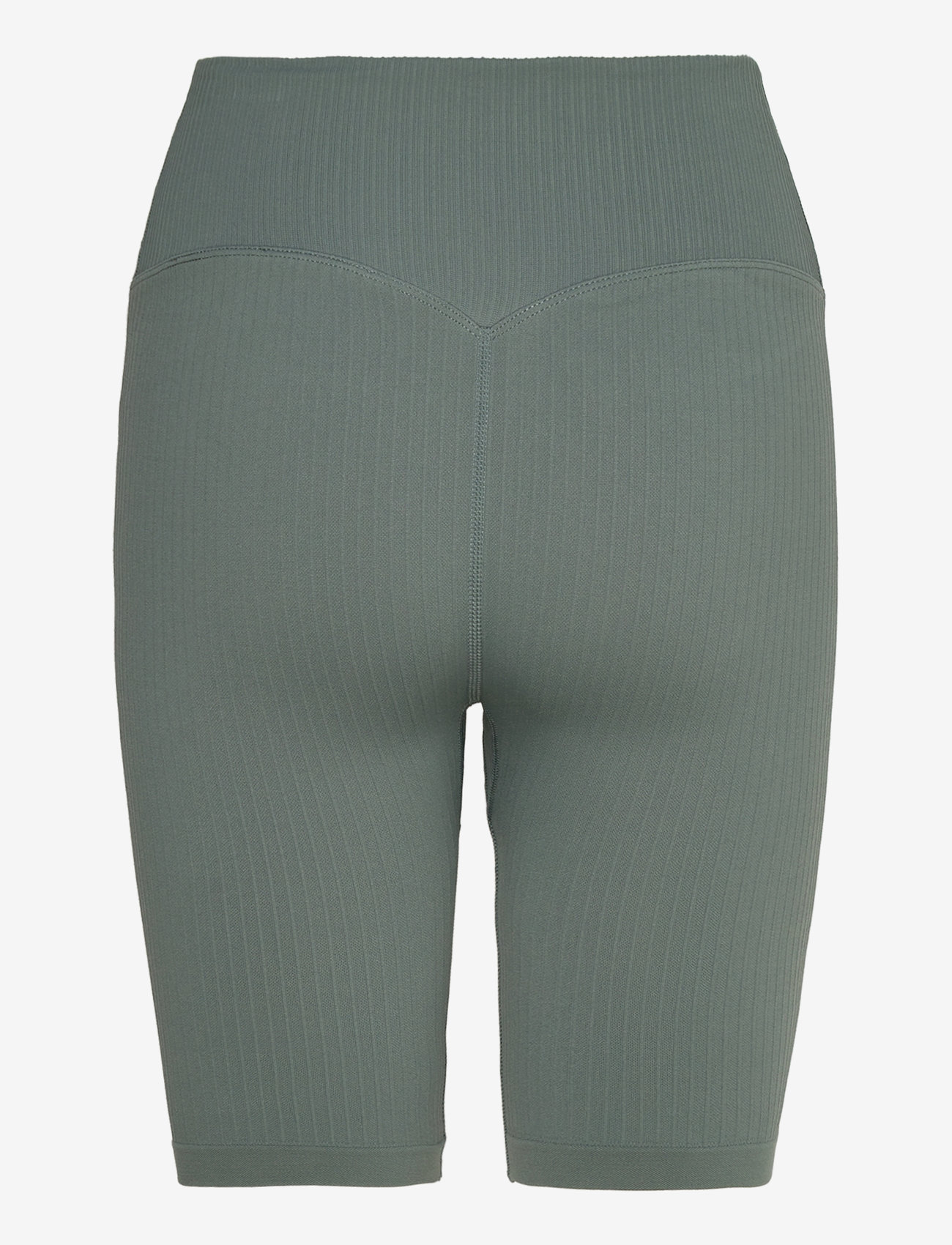 aim´n - Ribbed Seamless Biker Shorts - korta tights - sage - 1