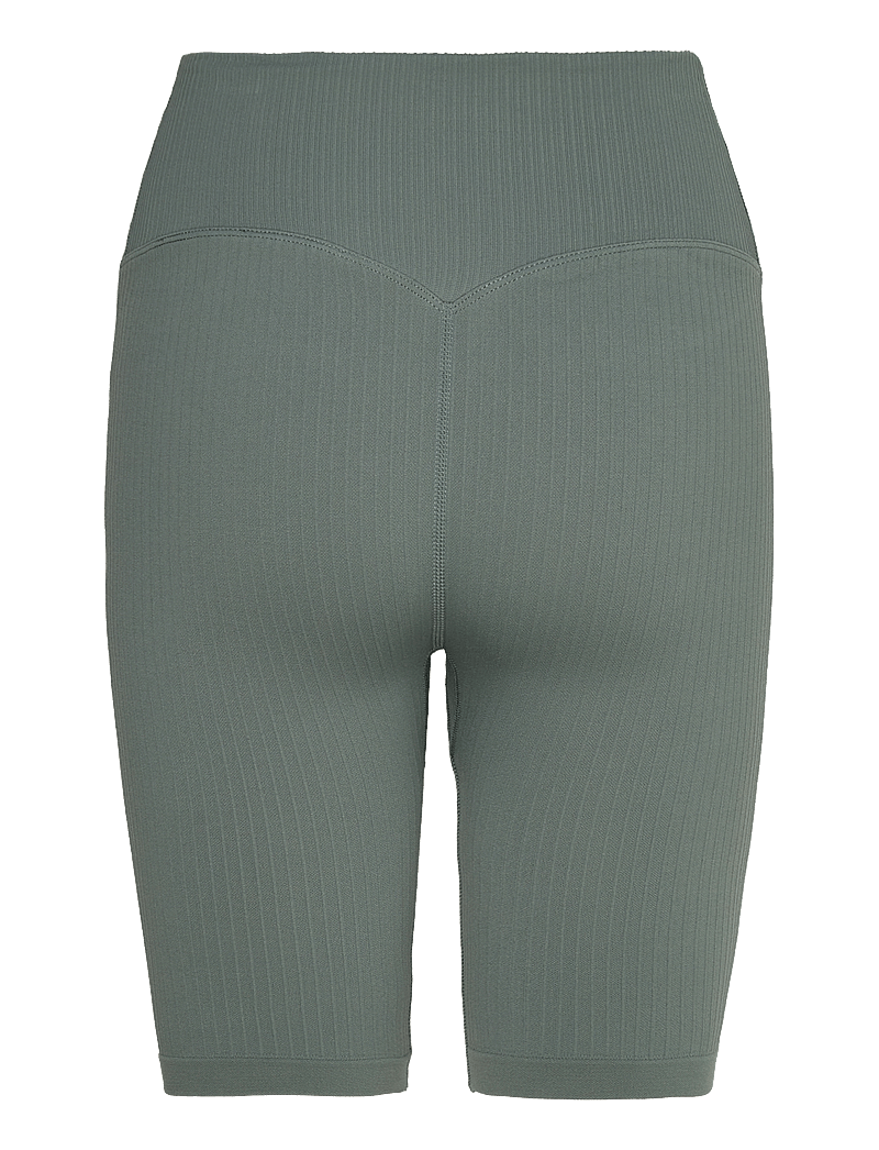 aim´n - Ribbed Seamless Biker Shorts - korta tights - sage - 1