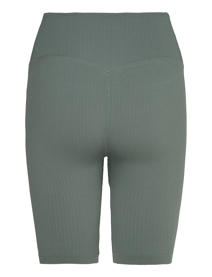 aim´n - Ribbed Seamless Biker Shorts - Õmblusteta retuusid - sage - 1