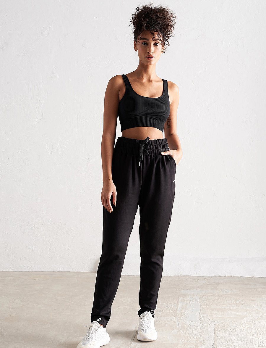 aim´n - Black Comfy Sweatpants - pantalon training - black - 5