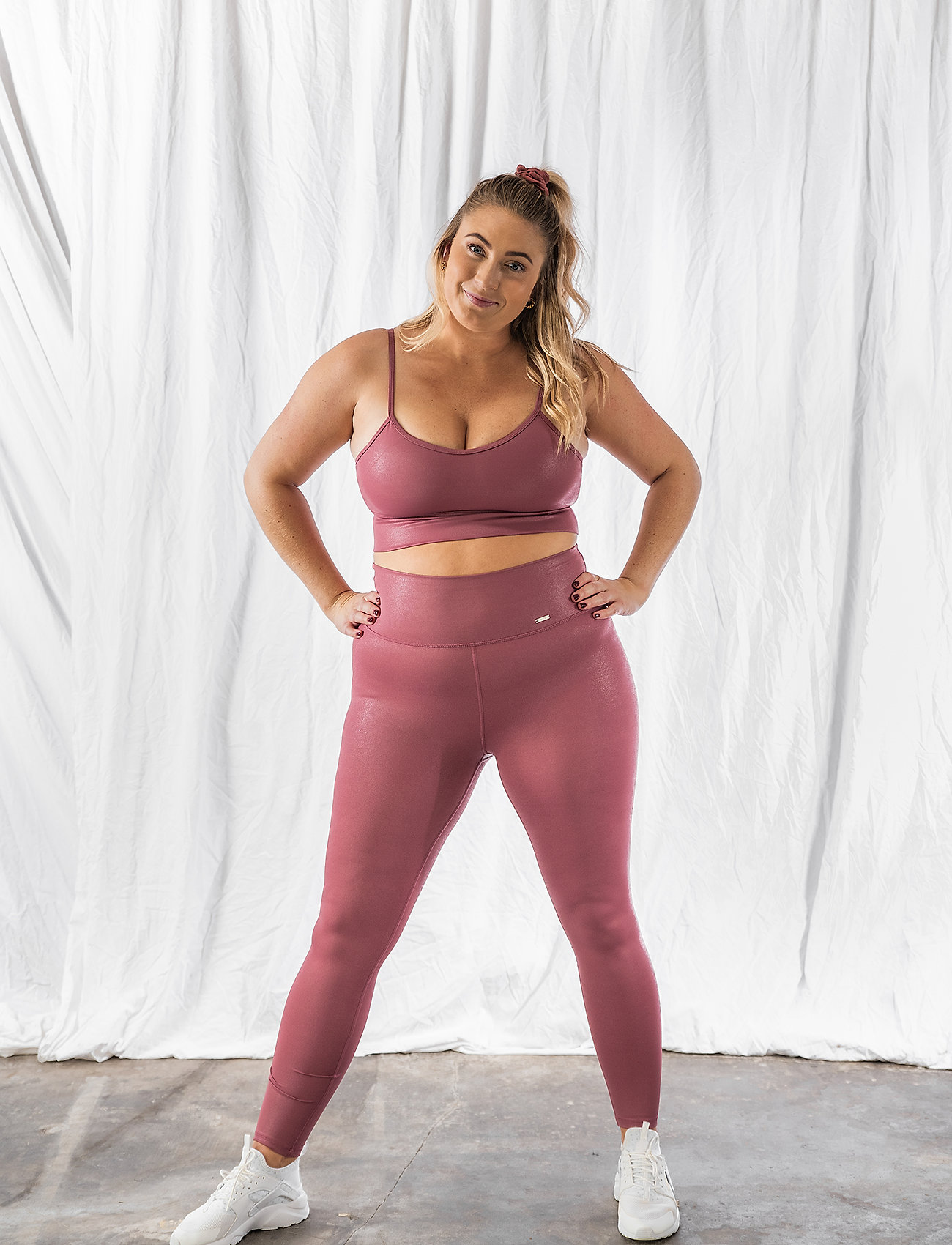 aim´n - Pink Beat Shine On Tights - tights - pink - 4