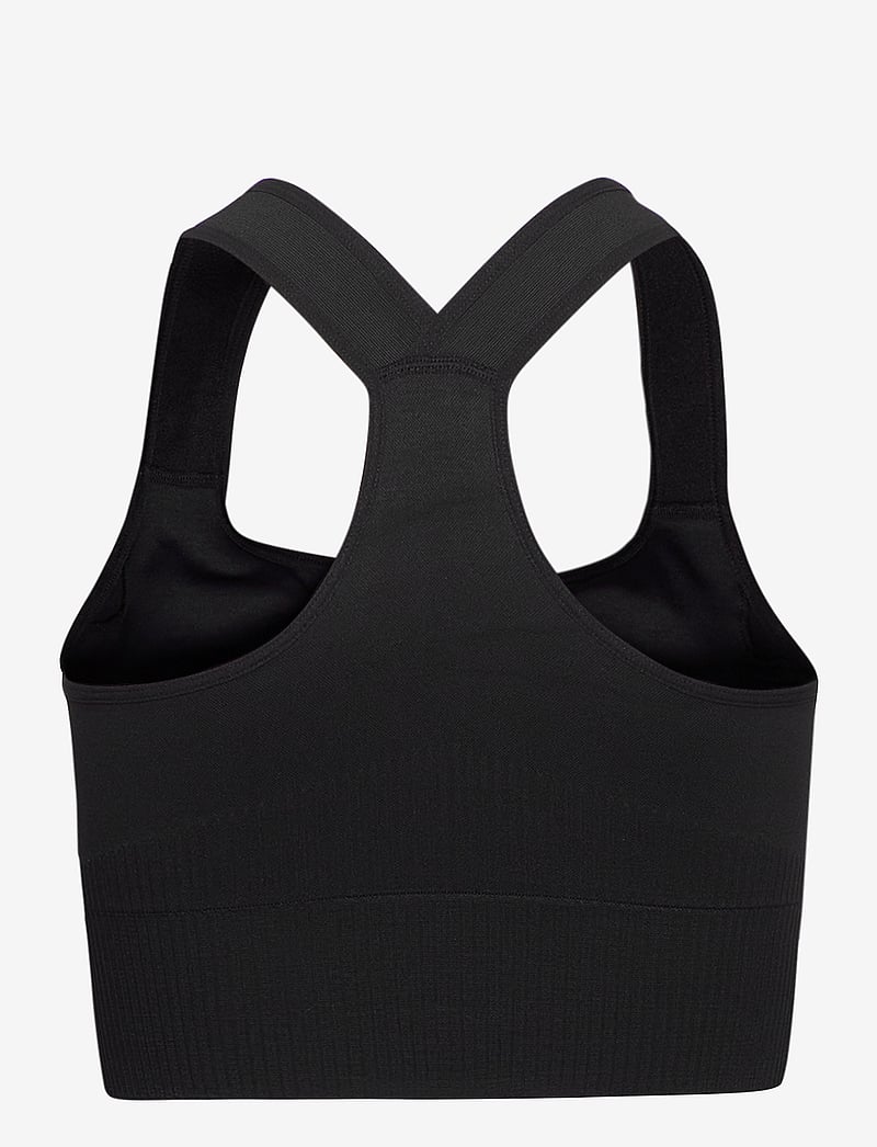 aim´n - High Support Ribbed Bra - korkea tuki - black - 2