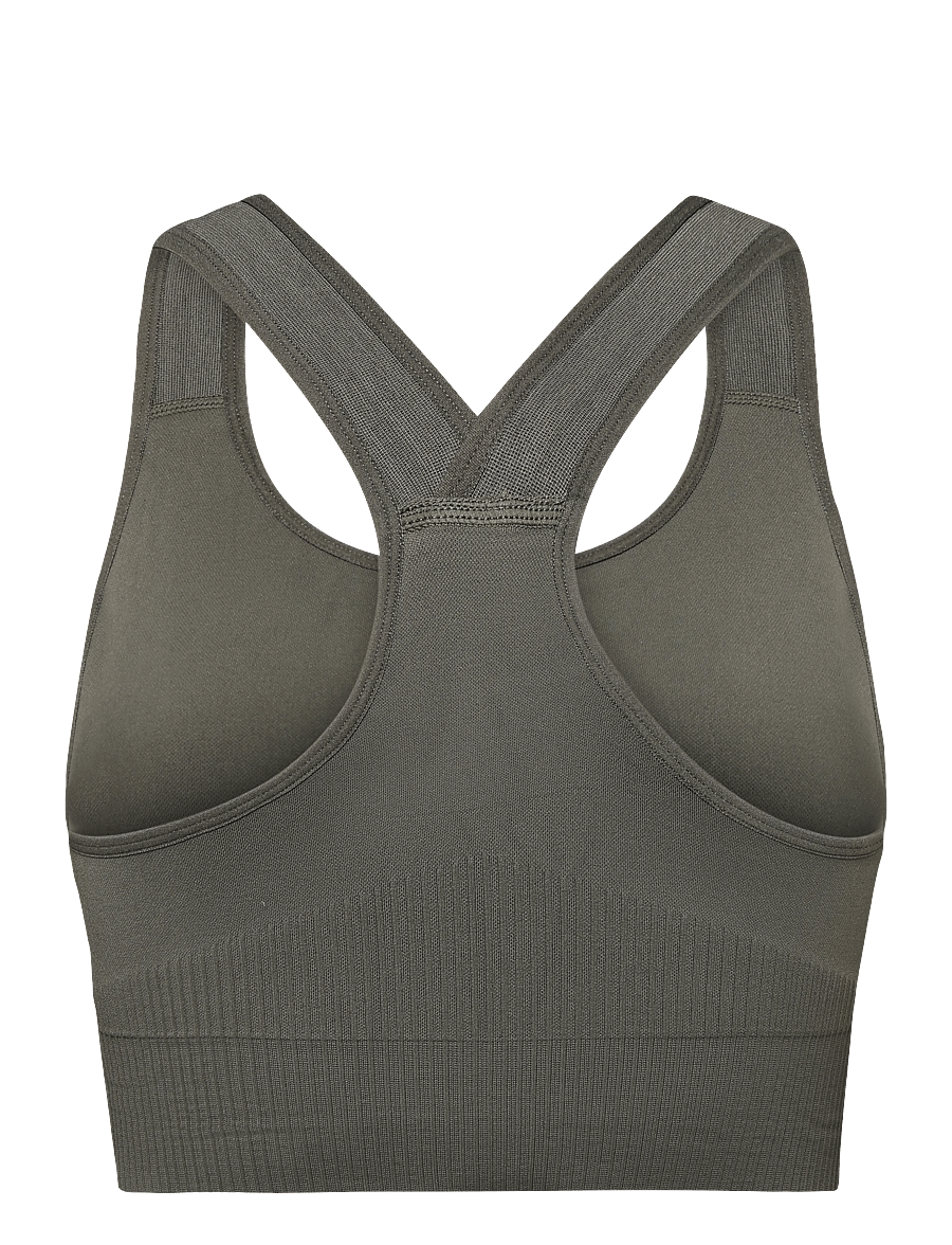 aim´n - High Support Ribbed Bra - starker halt - dark ivy - 1