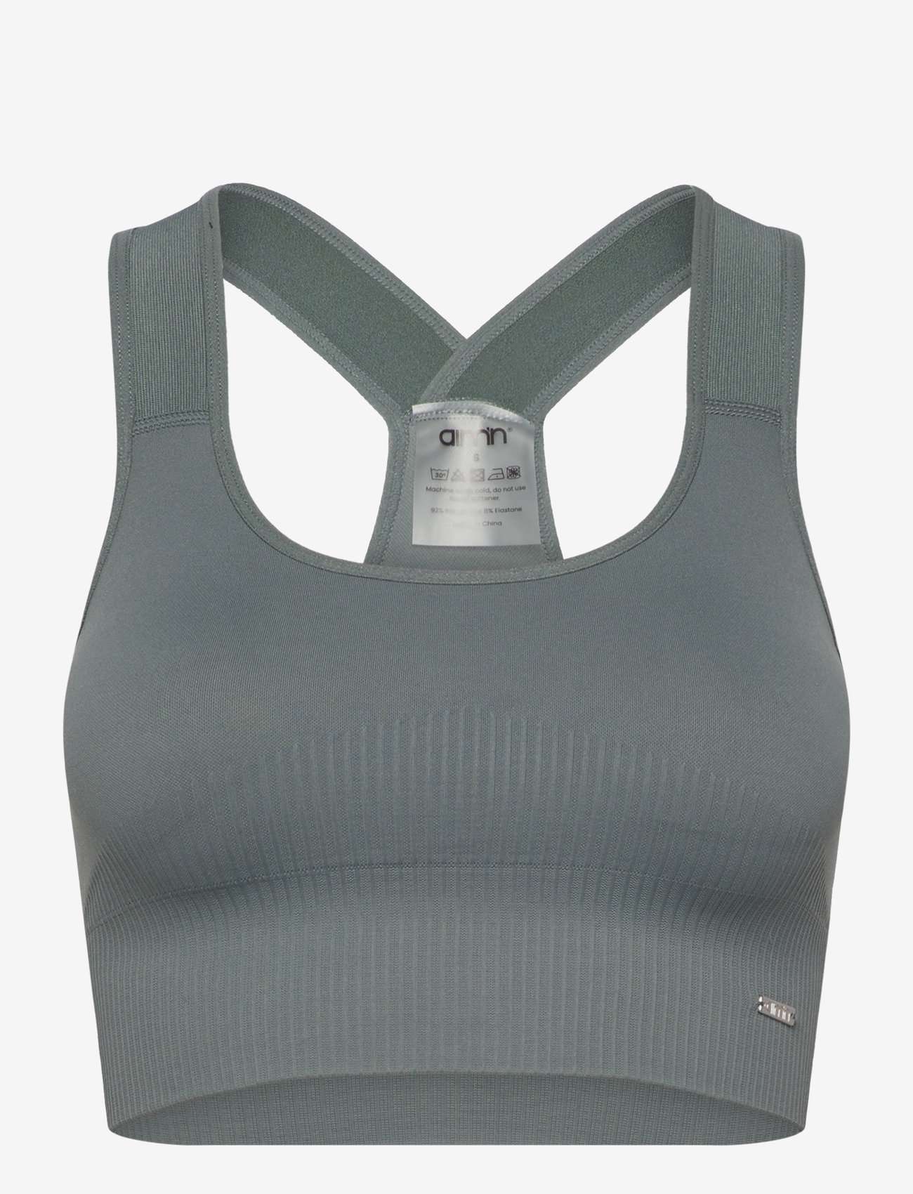 aim´n - High Support Ribbed Bra - sport-bhs: starker halt - sage - 0