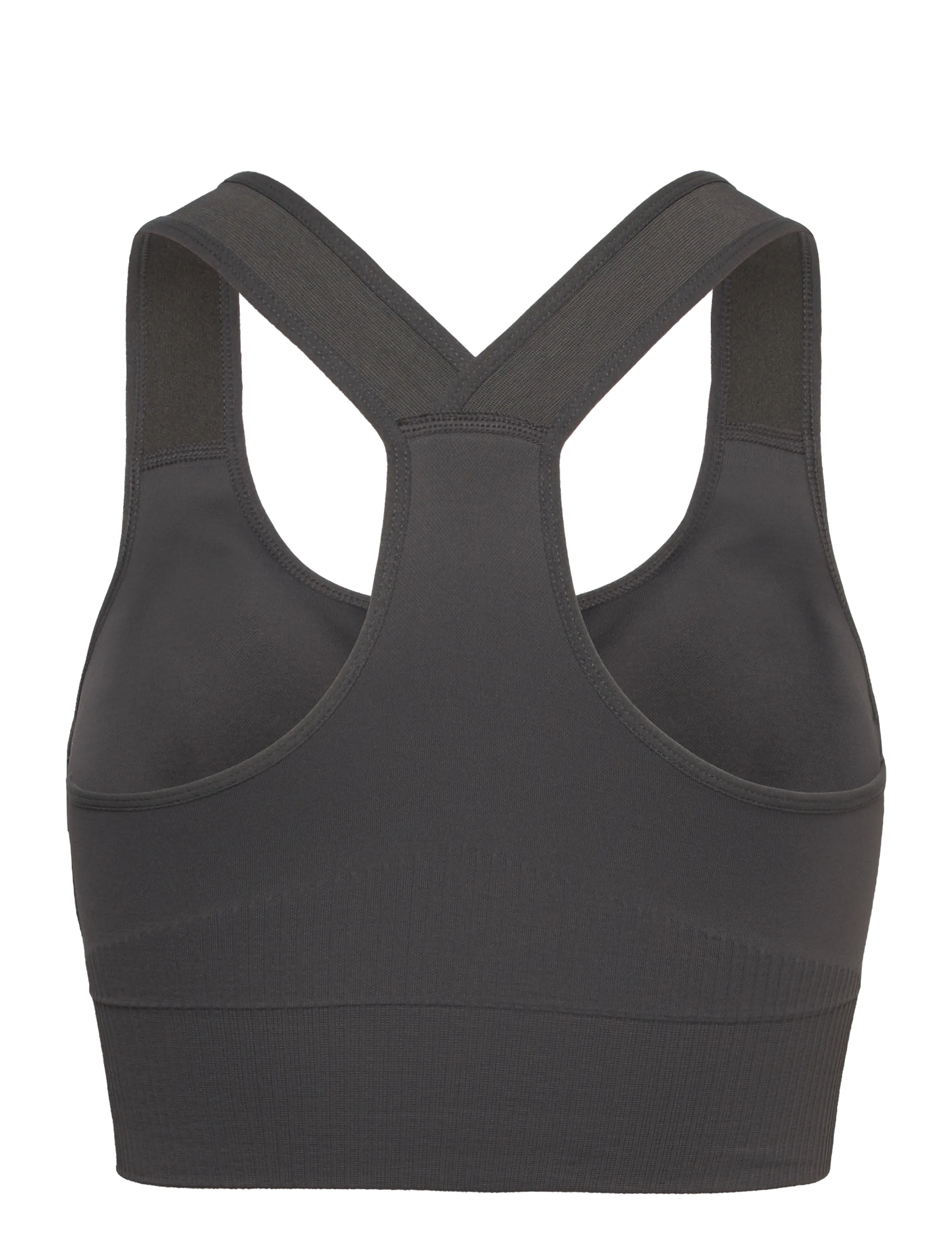 aim´n - High Support Ribbed Bra - høj støtte - shadow grey - 1