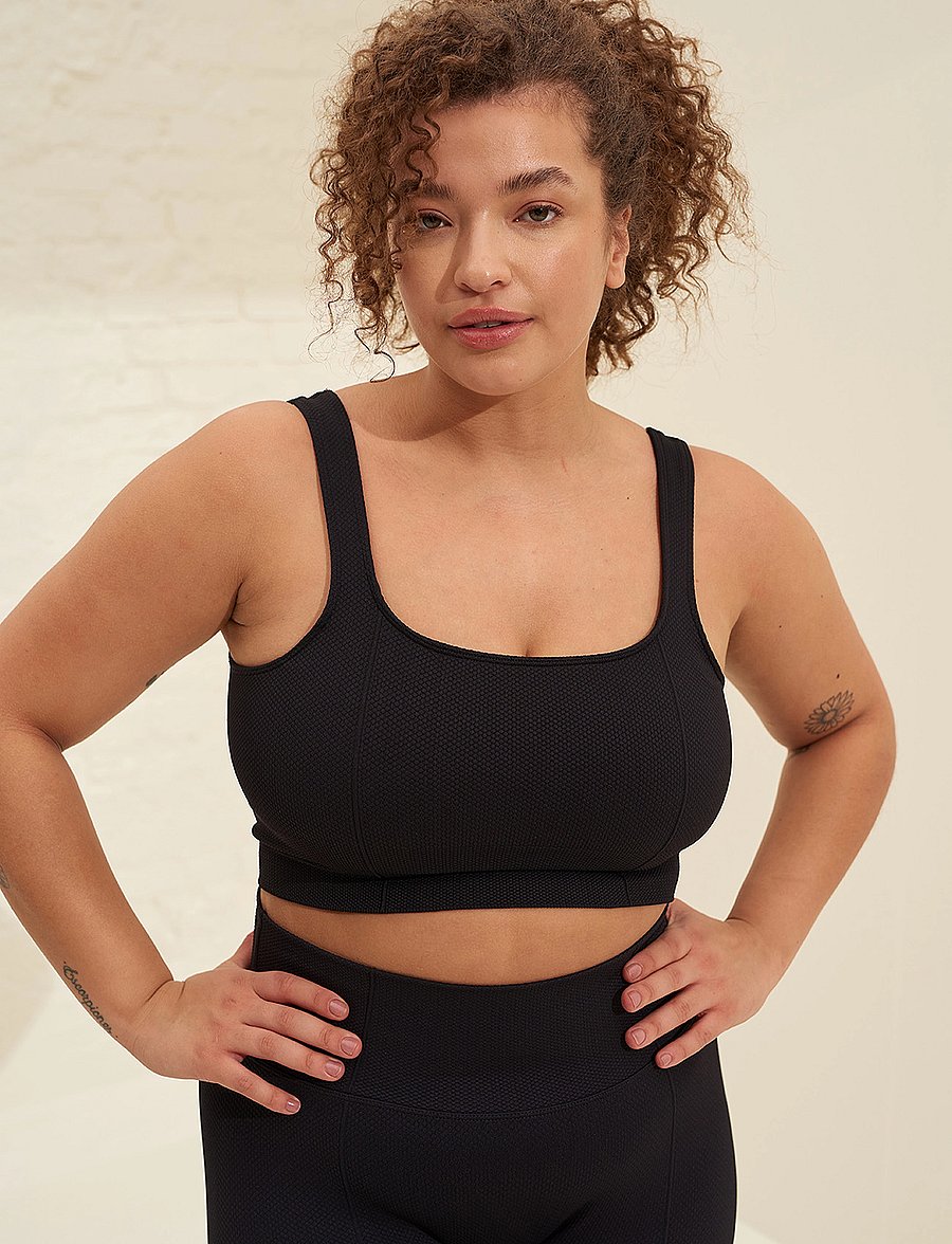 aim´n - Black Luxe Seamless Bra - low - black - 0