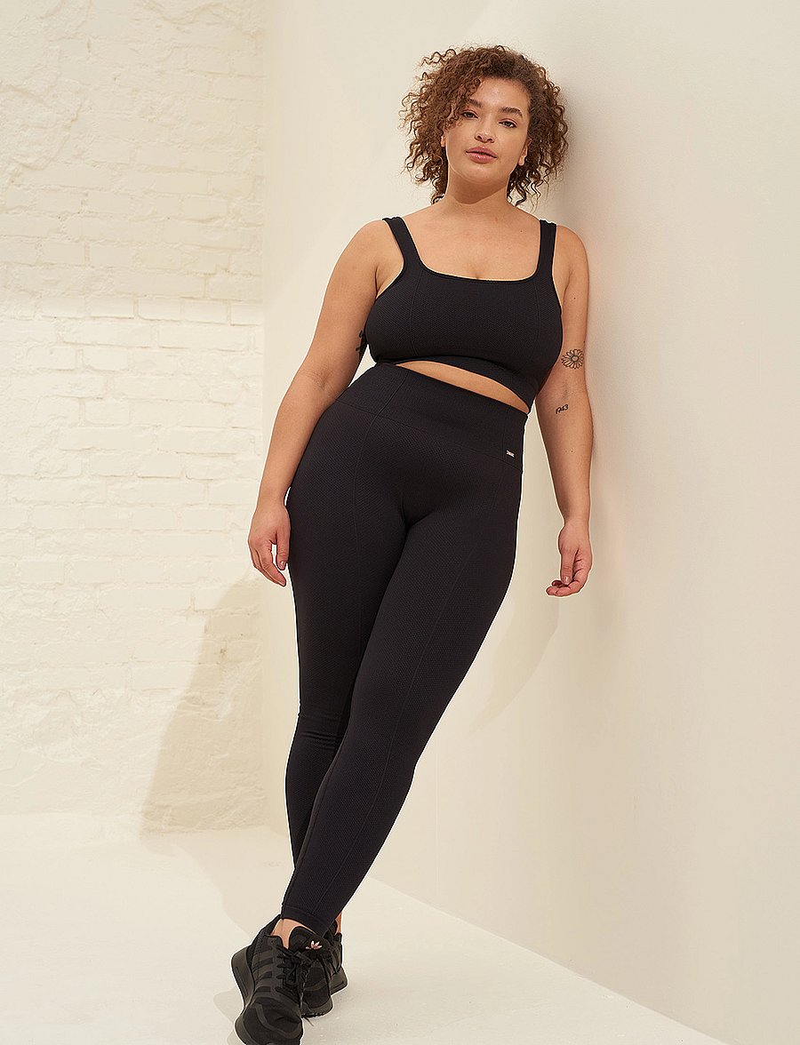 aim´n - Black Luxe Seamless Bra - low - black - 3