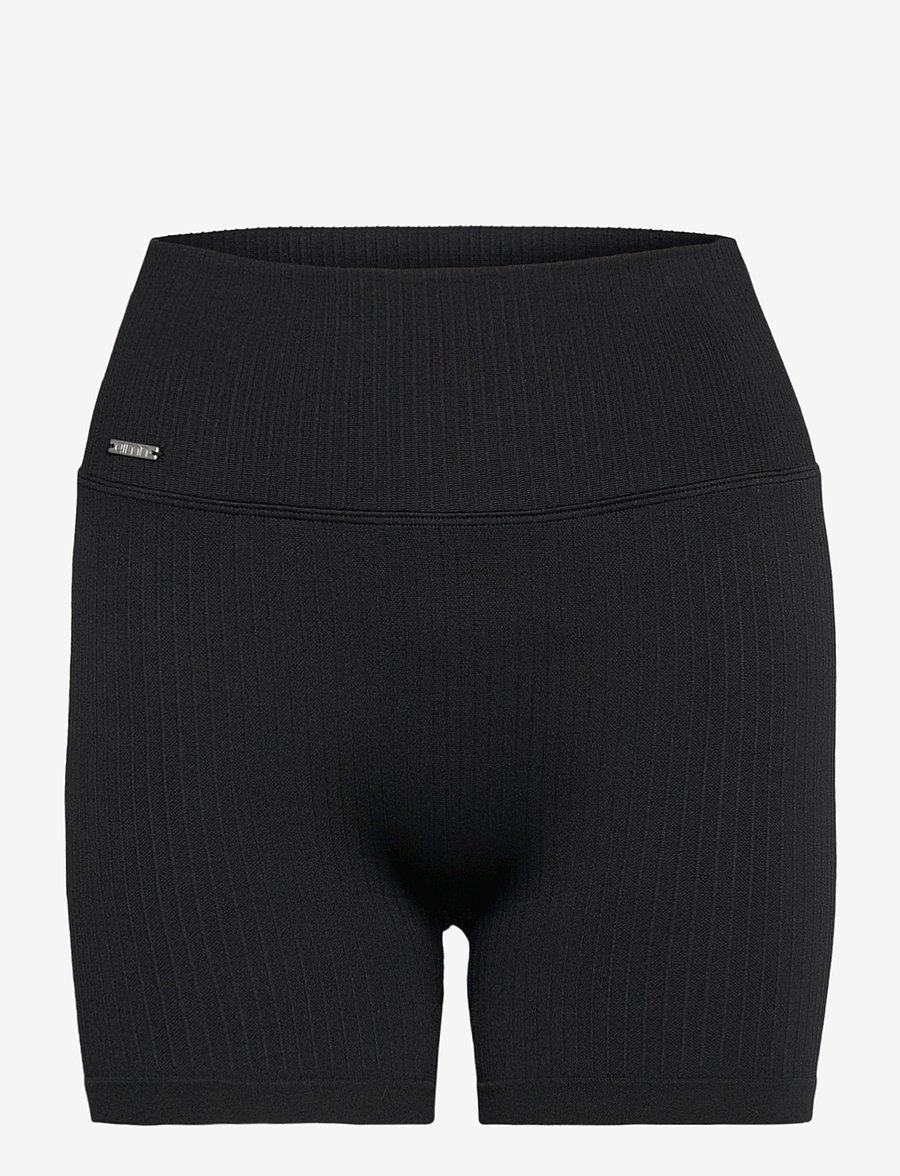 aim´n - Ribbed Seamless Midi Biker Shorts - trainingstights - black - 1