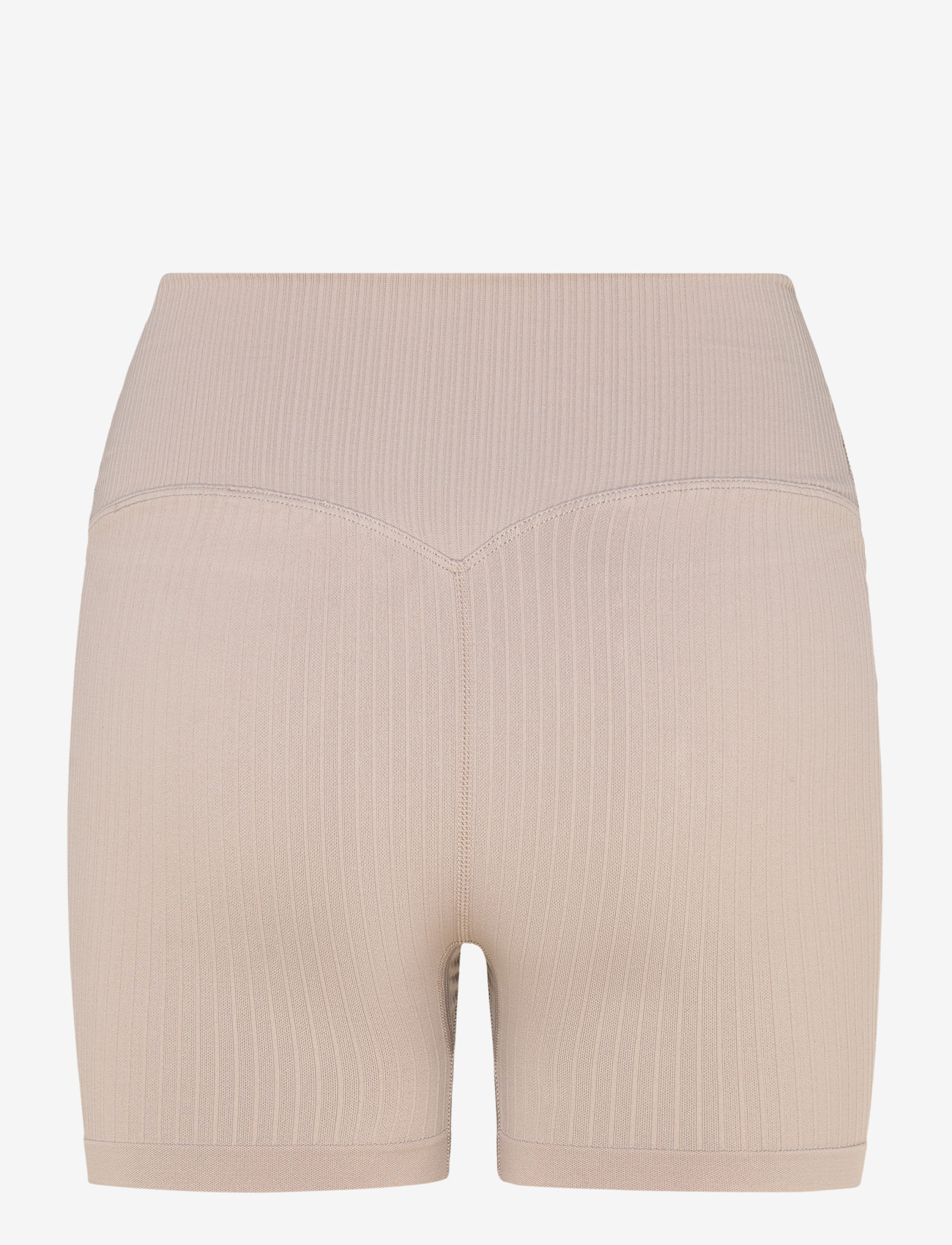 aim´n - Ribbed Seamless Midi Biker Shorts - Īsas zeķubikses - dark clay - 2