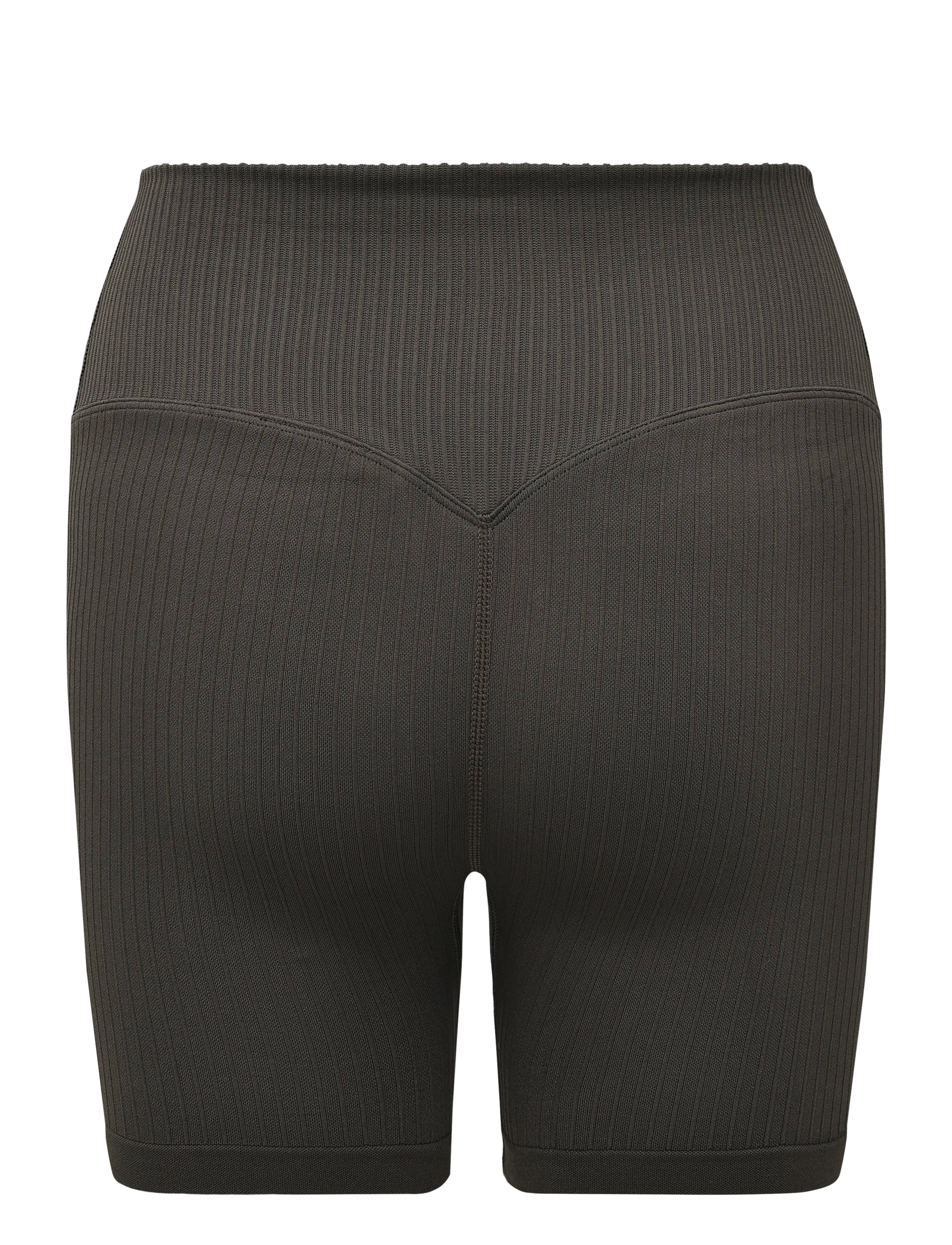 aim´n - Ribbed Seamless Midi Biker Shorts - training tights - dark ivy - 1