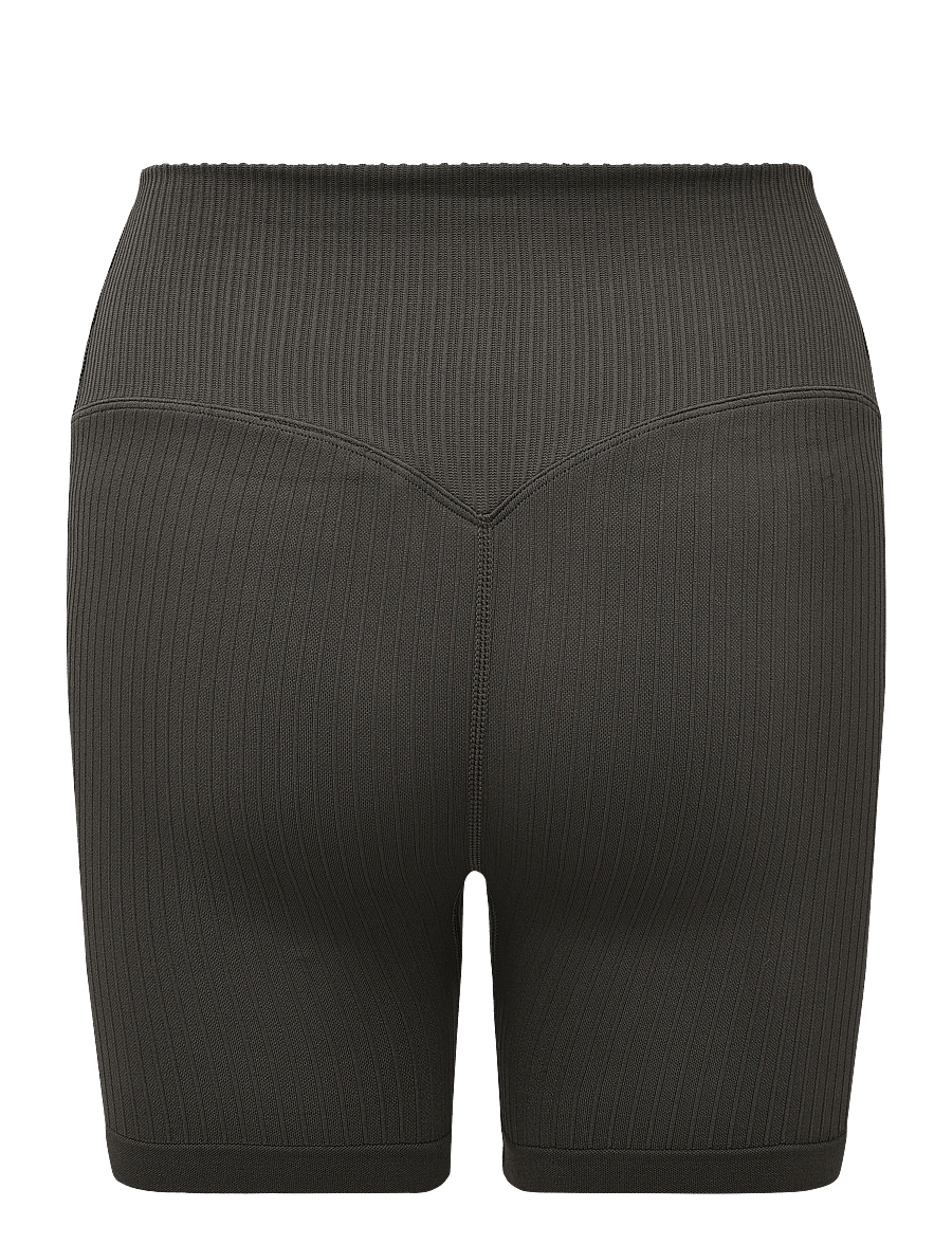aim´n - Ribbed Seamless Midi Biker Shorts - training tights - dark ivy - 1
