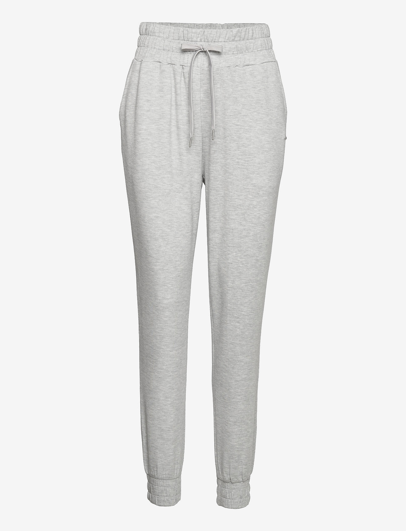 aim´n - Light Grey Melange Comfy Sweatpants - treeningpüksid - light grey - 1
