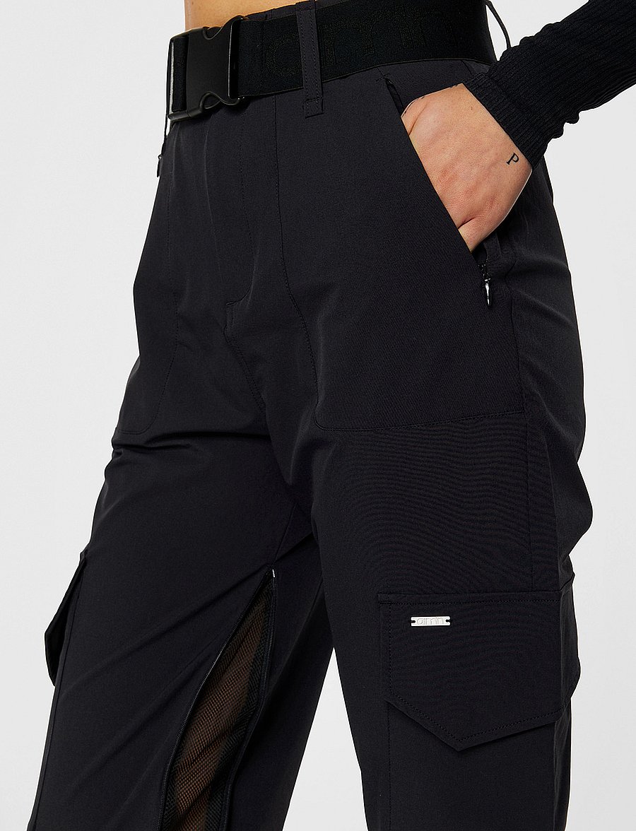 aim´n - Black Cargo Pants - friluftsbukser - black - 0