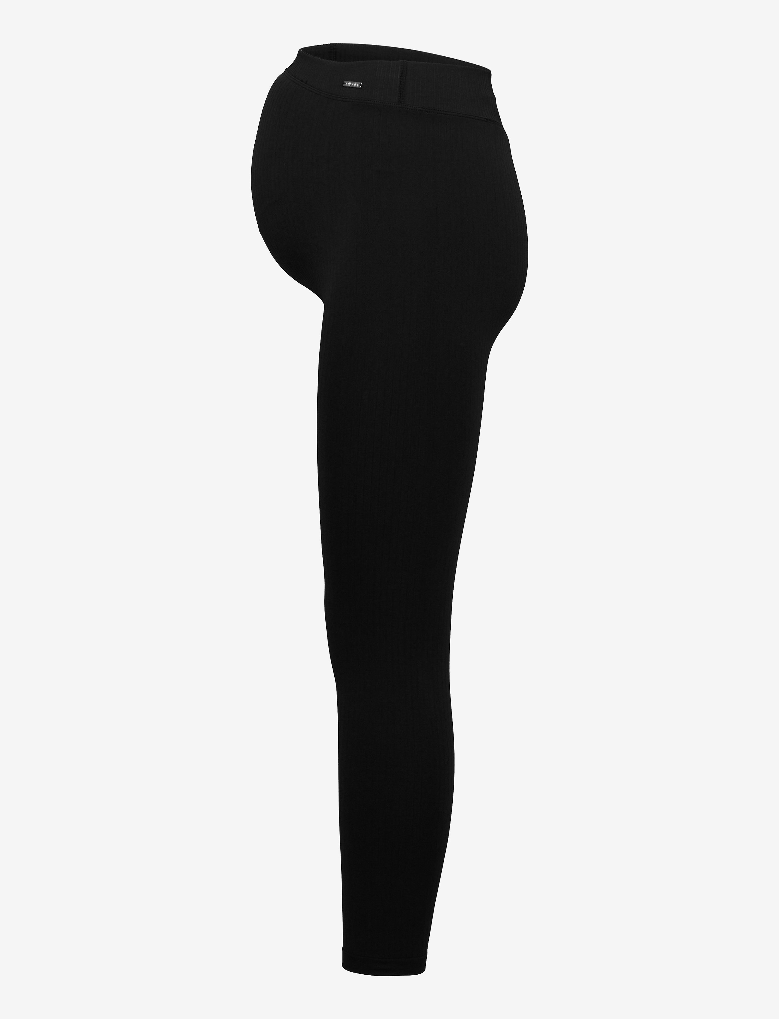 aim´n - Maternity Ribbed Seamless Tights - maternity tights - black - 2