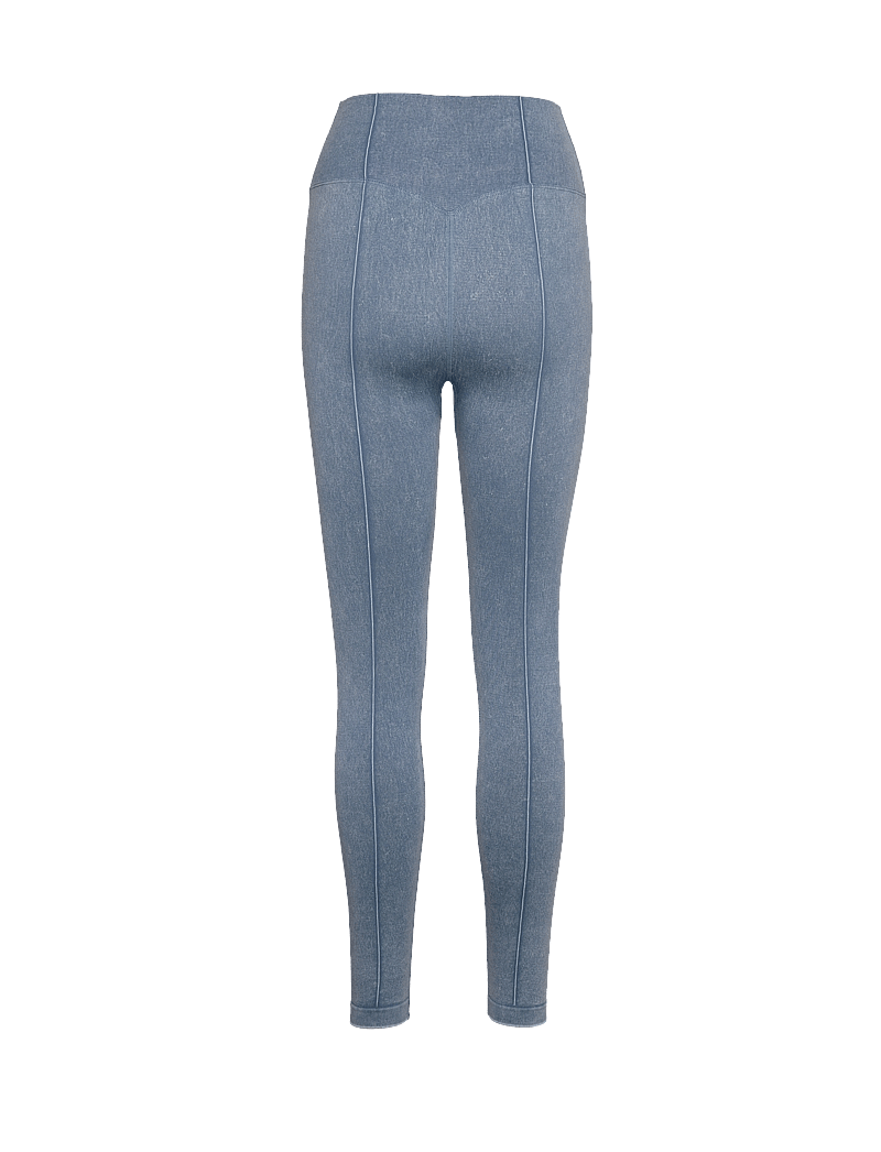 aim´n - Washed Denim Seamless Tights - fuld længde - washed denim - 2