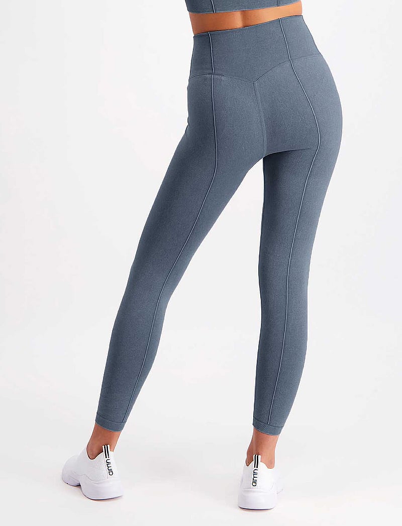 aim´n - Washed Denim Seamless Tights - fuld længde - washed denim - 4