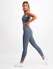 AIM'N - Washed Denim Seamless Tights - besiūlės tamprės - washed denim - 5