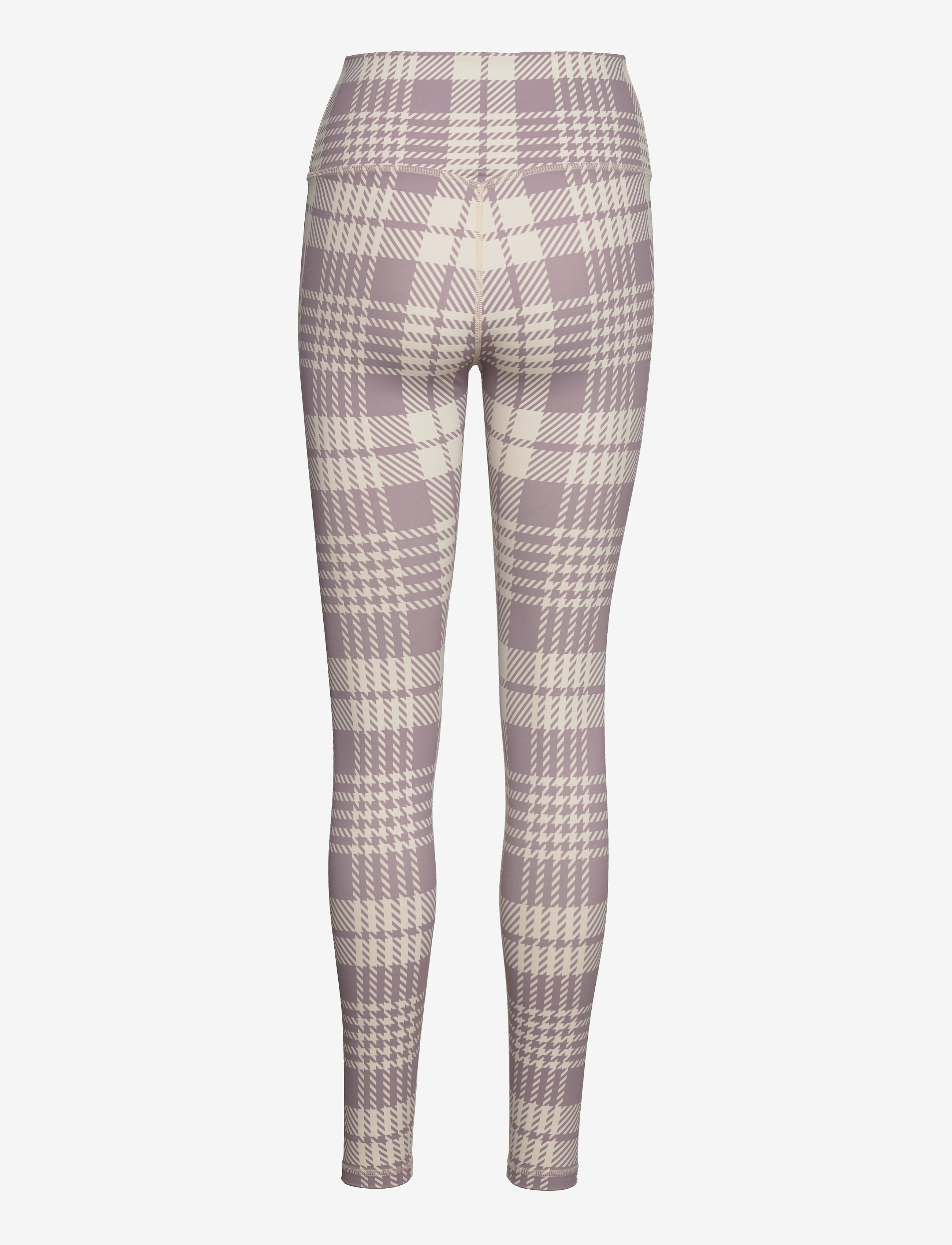 aim´n - DUSTY VIOLET PLAID CHECK TIGHTS - fuld længde - dusty violet - 1
