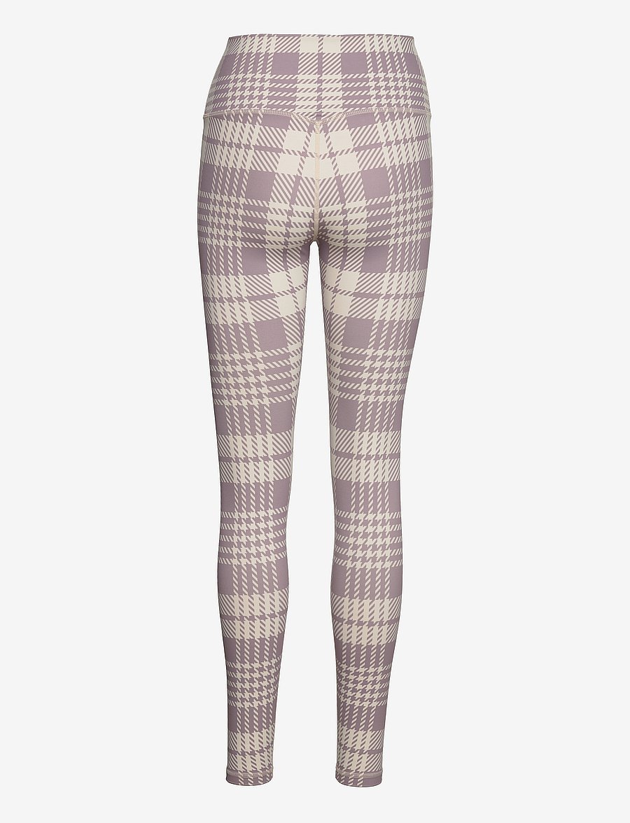 aim´n - DUSTY VIOLET PLAID CHECK TIGHTS - volle länge - dusty violet - 1