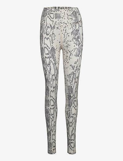 Oat White Viper Tights - TræNingstights