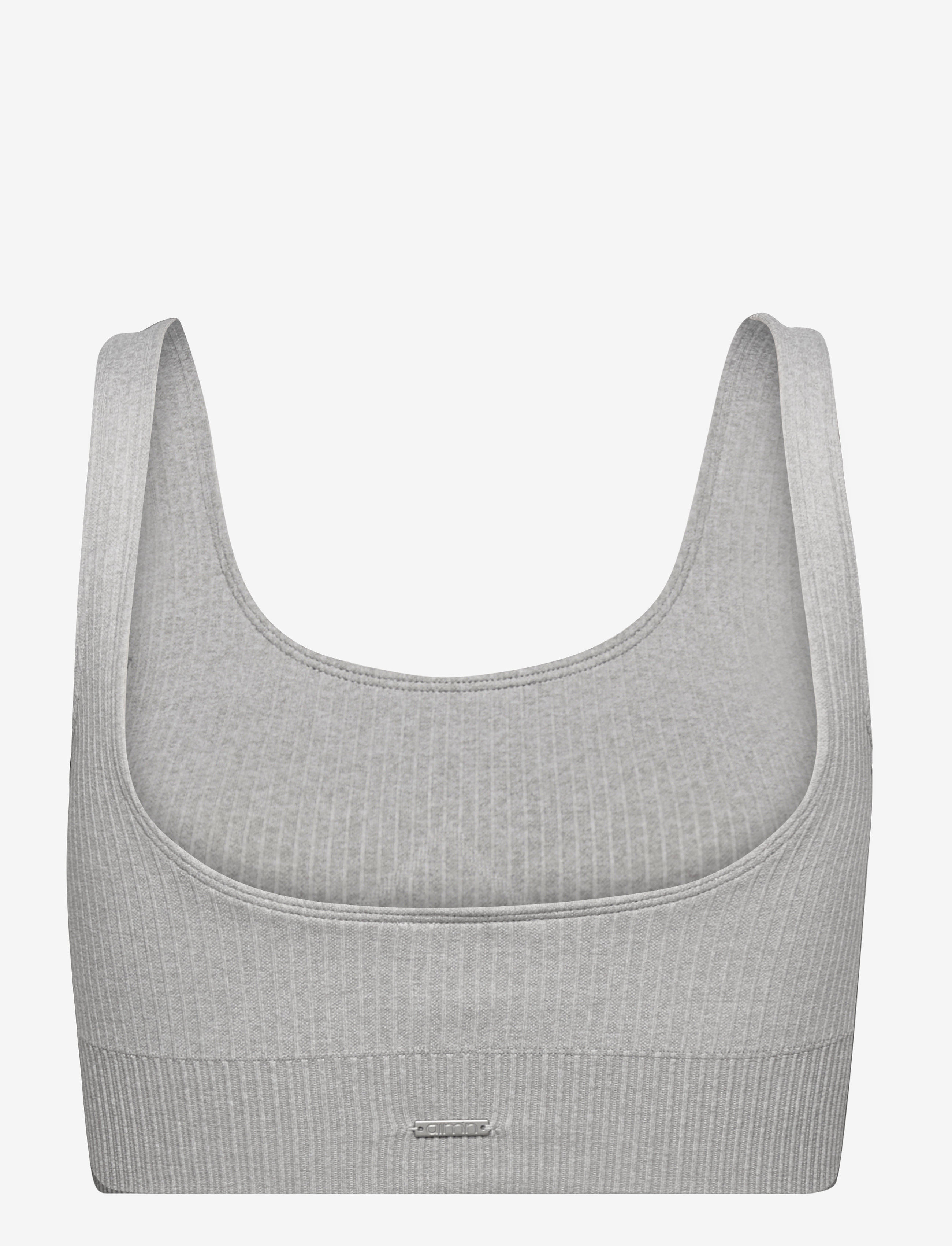 aim´n - Ribbed Seamless Bra - sports bh'er: medium støtte - light grey - 1