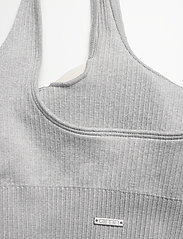 AIM'N - Ribbed Seamless Bra - sportinės liemenėlės: vidutiniškai prilaikančios - light grey - 3