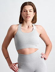 AIM'N - Ribbed High Support Bra - sport bras: high support - light grey - 2