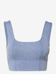 AIM'N - Washed Denim Seamless Bra - sport bras: medium - washed denim - 0