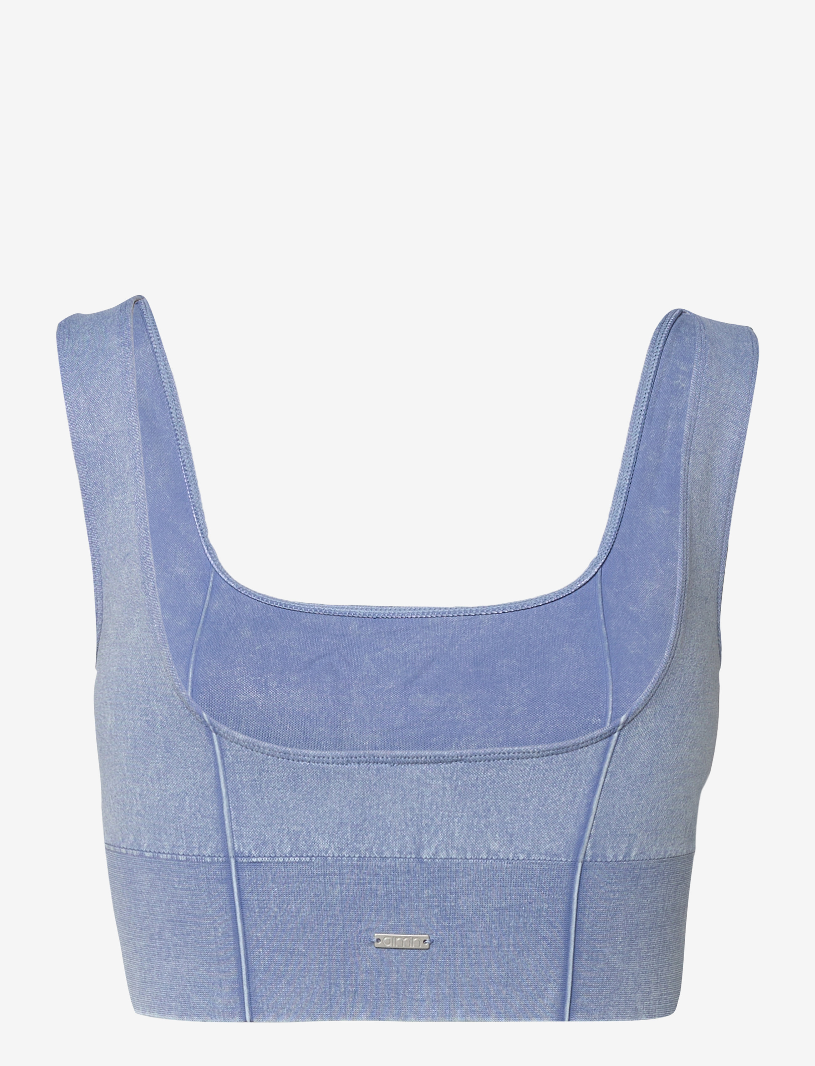 aim´n - Washed Denim Seamless Bra - sports bh'er: medium støtte - washed denim - 2