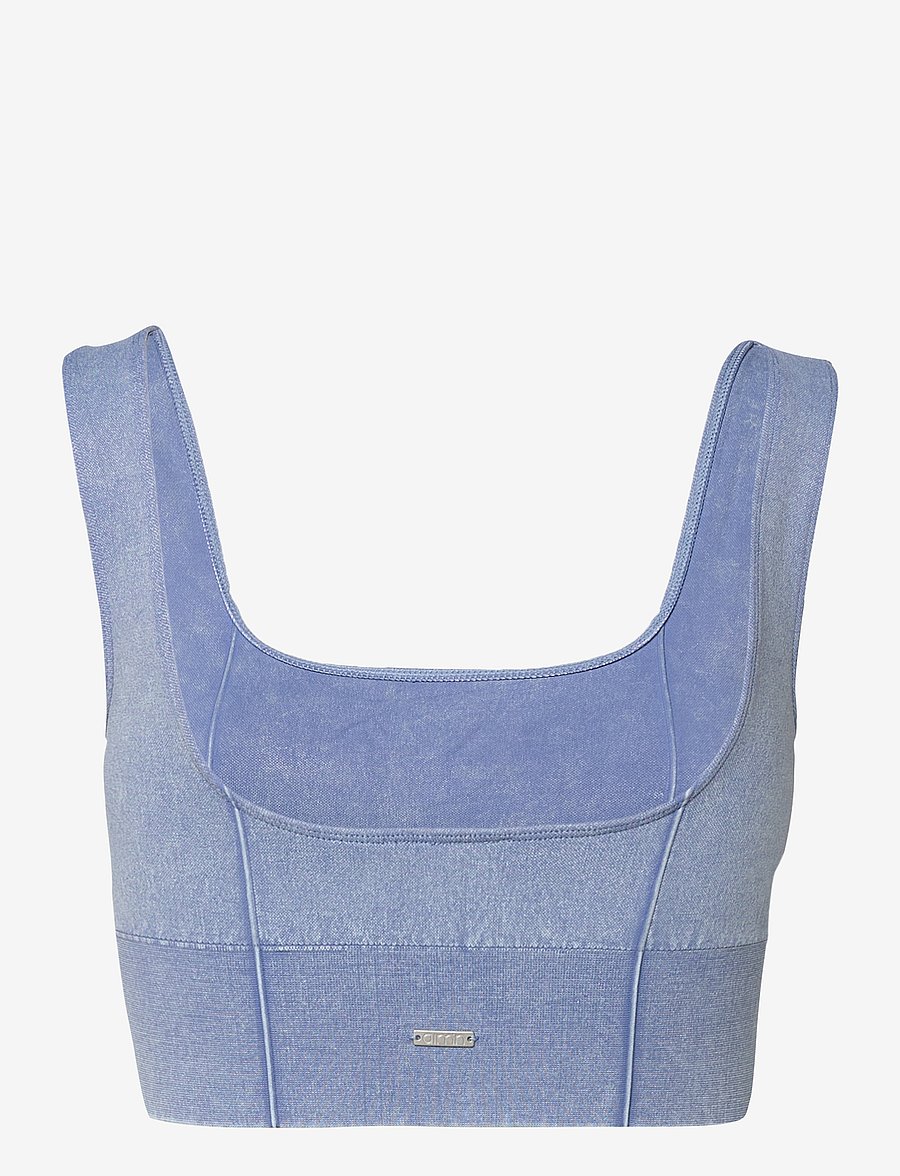 aim´n - Washed Denim Seamless Bra - medium - washed denim - 2