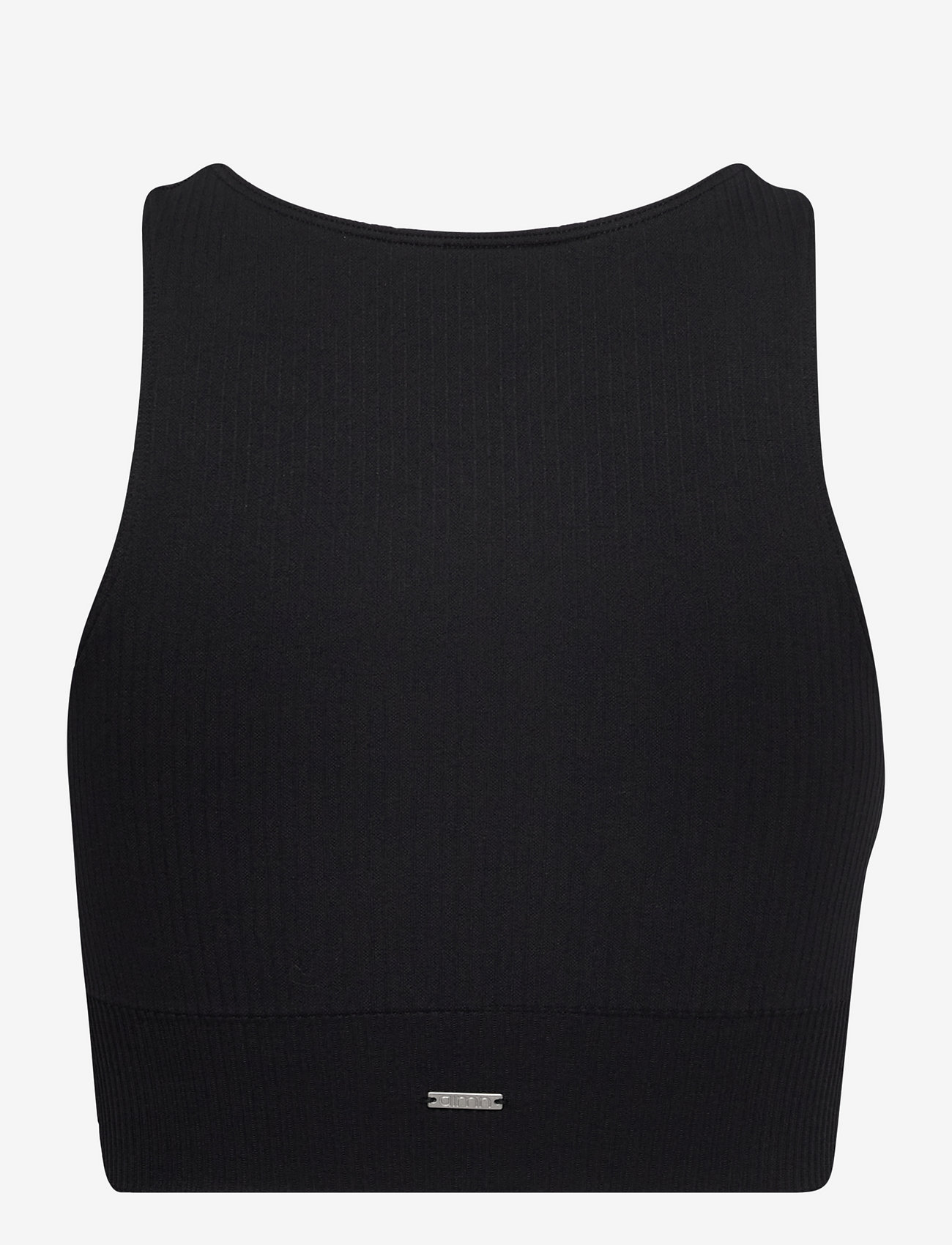 aim´n - Ribbed Seamless Crop Top - madalaimad hinnad - black - 2