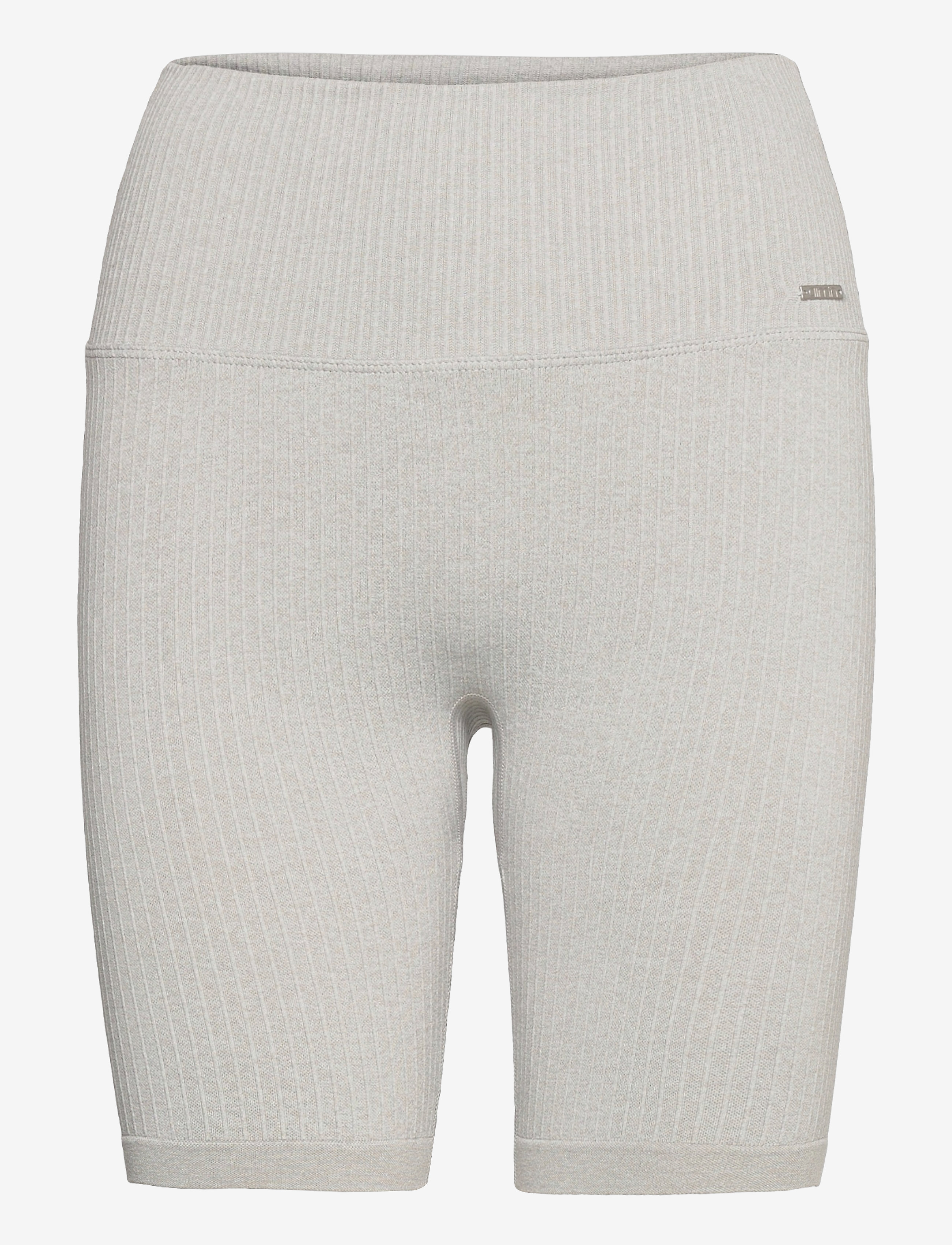 aim´n - Ribbed Seamless Biker Shorts - 1/2 længde - light grey - 1