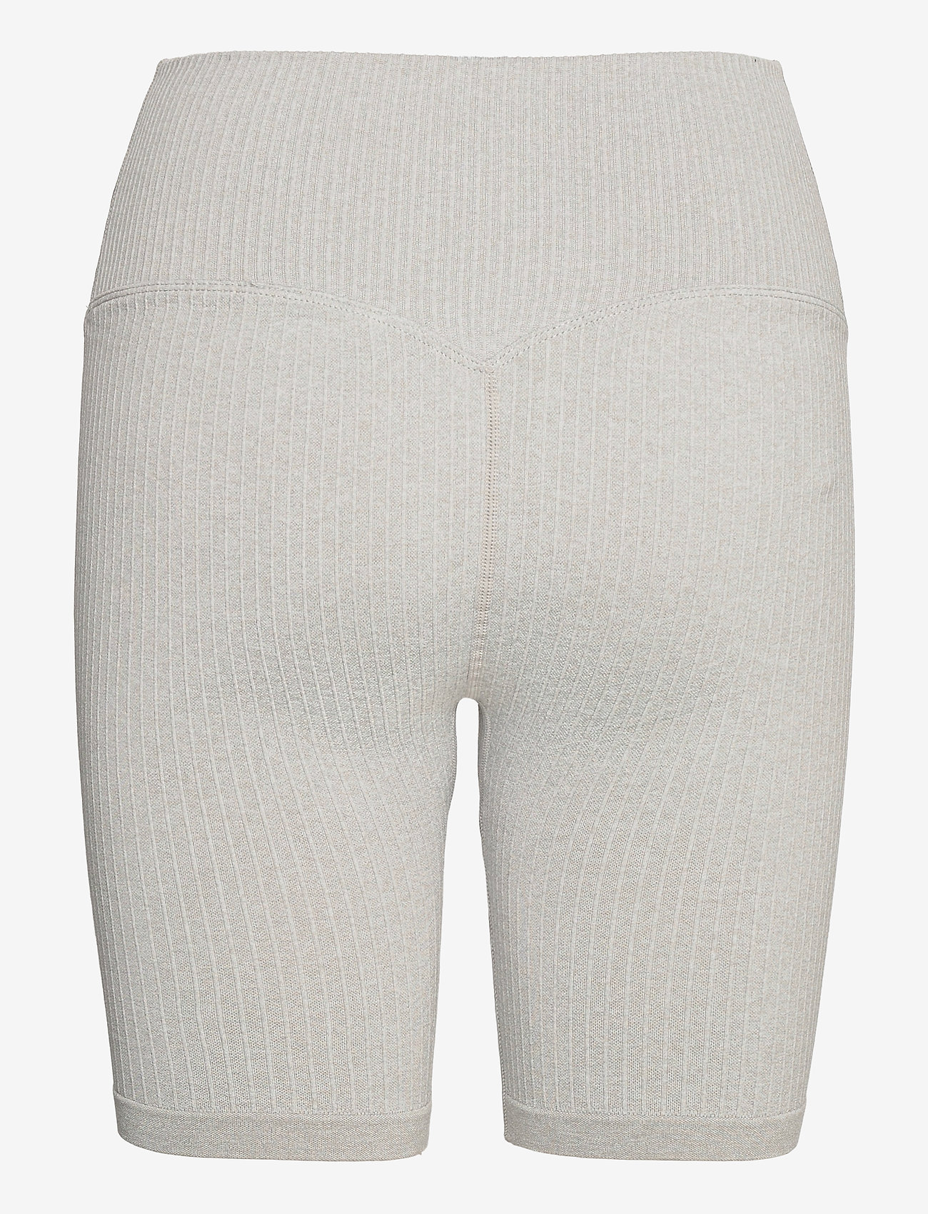 AIM'N - Ribbed Seamless Biker Shorts - seamless tights - light grey - 1