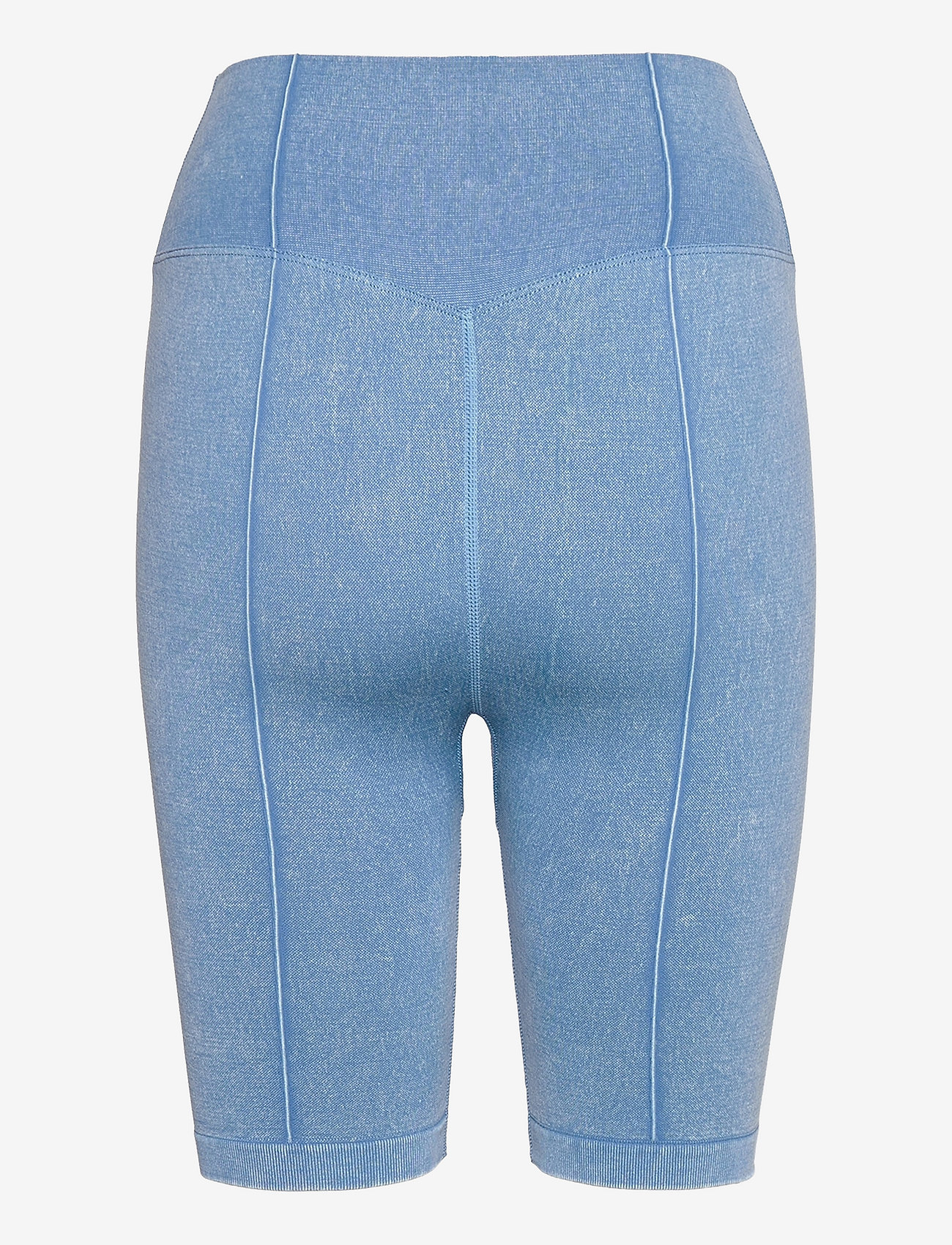 aim´n - Washed Denim Seamless Biker Shorts - laveste priser - washed denim - 1