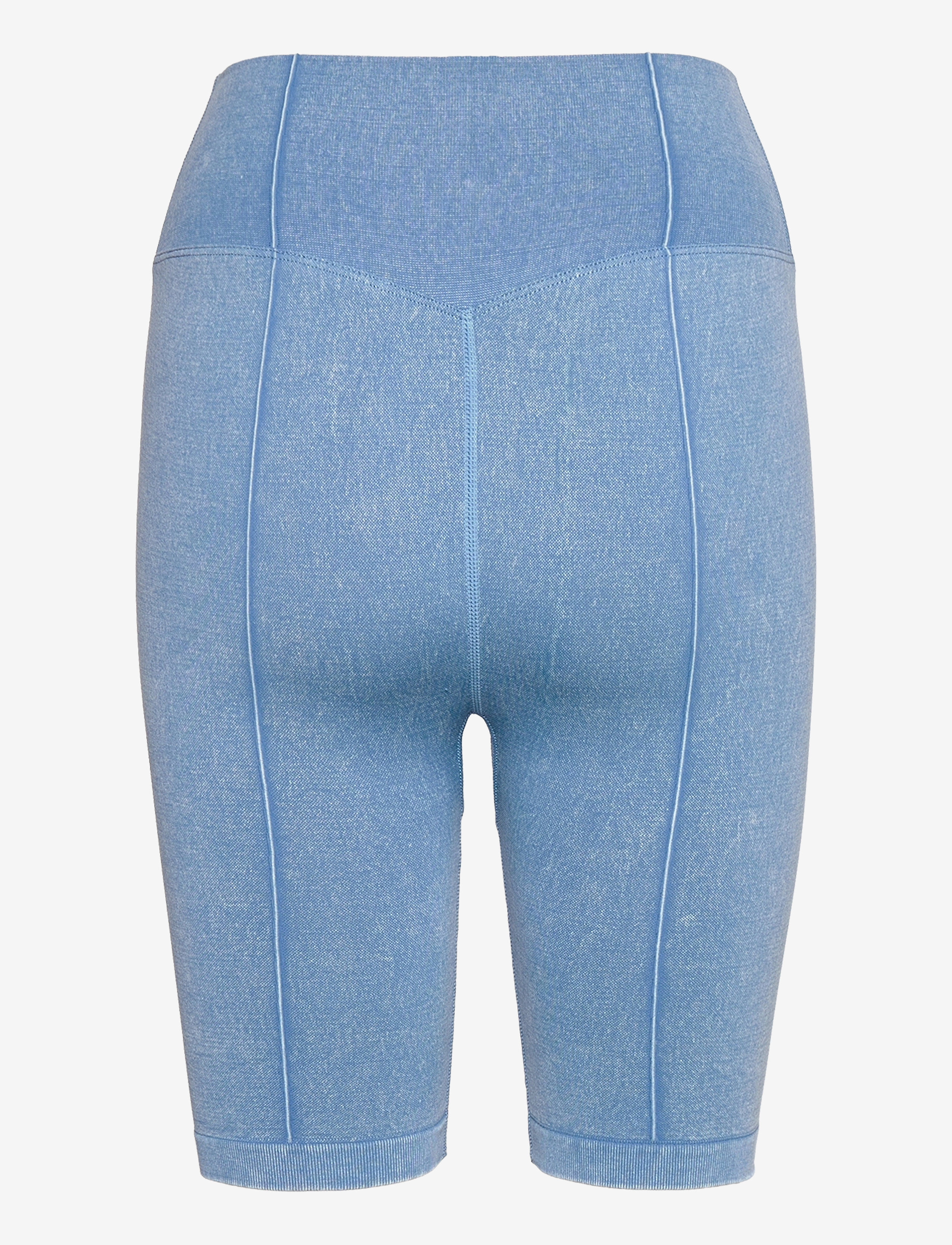 aim´n - Washed Denim Seamless Biker Shorts - trainingstights - washed denim - 2