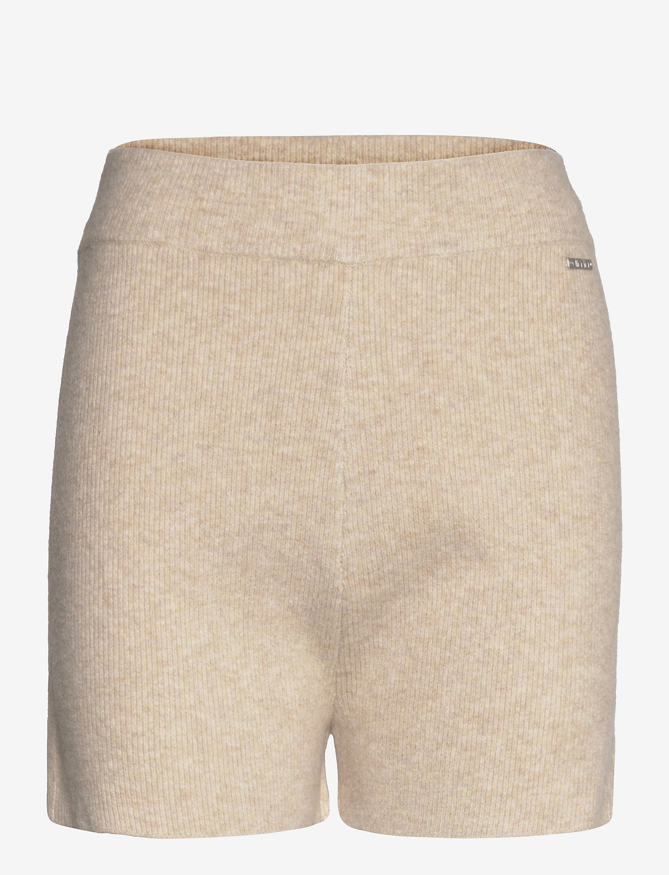 aim´n - BEIGE SOFT KNIT SHORTS - laveste priser - oat white - 0