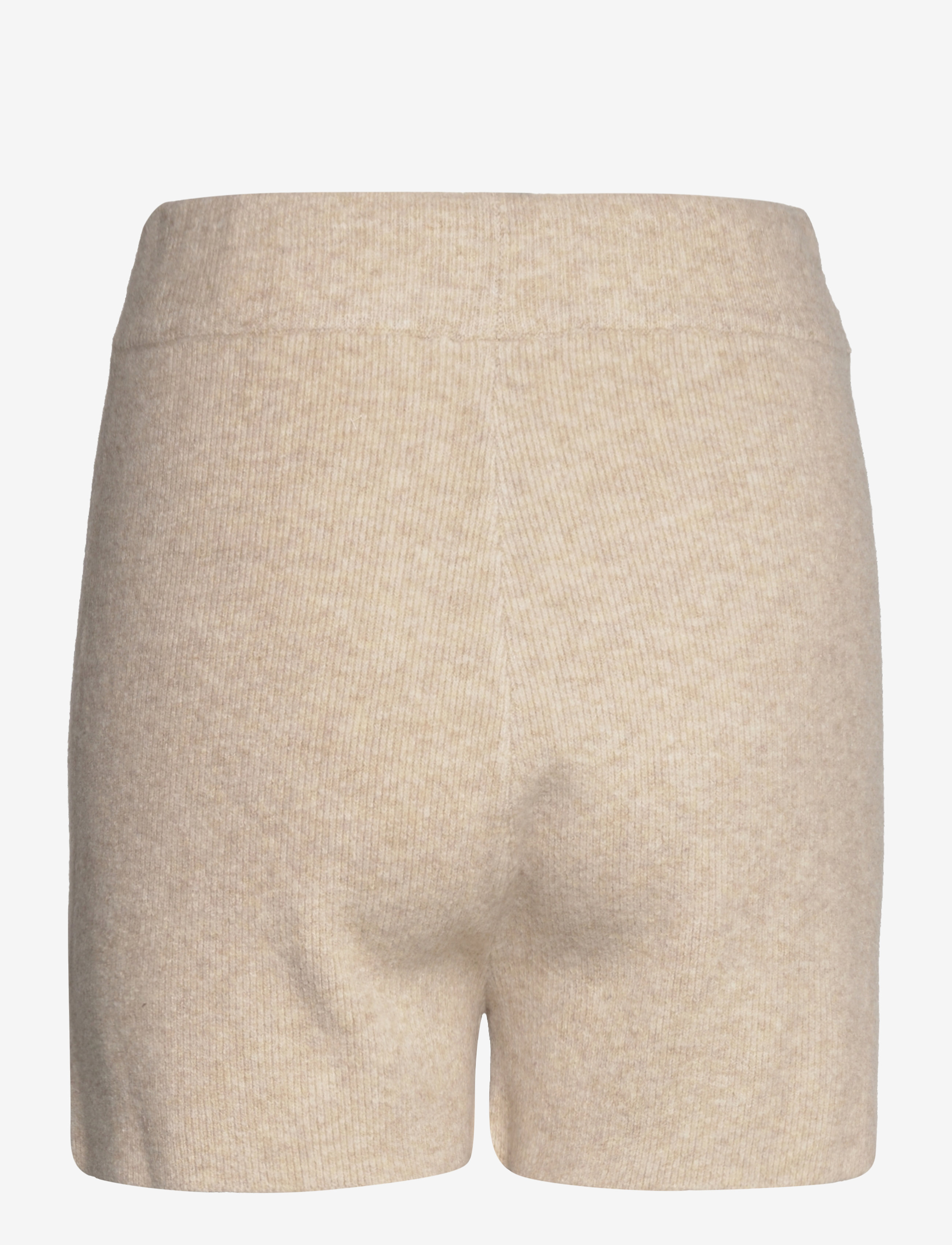aim´n - BEIGE SOFT KNIT SHORTS - sports shorts - oat white - 1