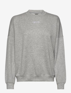 Light Grey Melange Comfy Sweatshirt, AIM'N