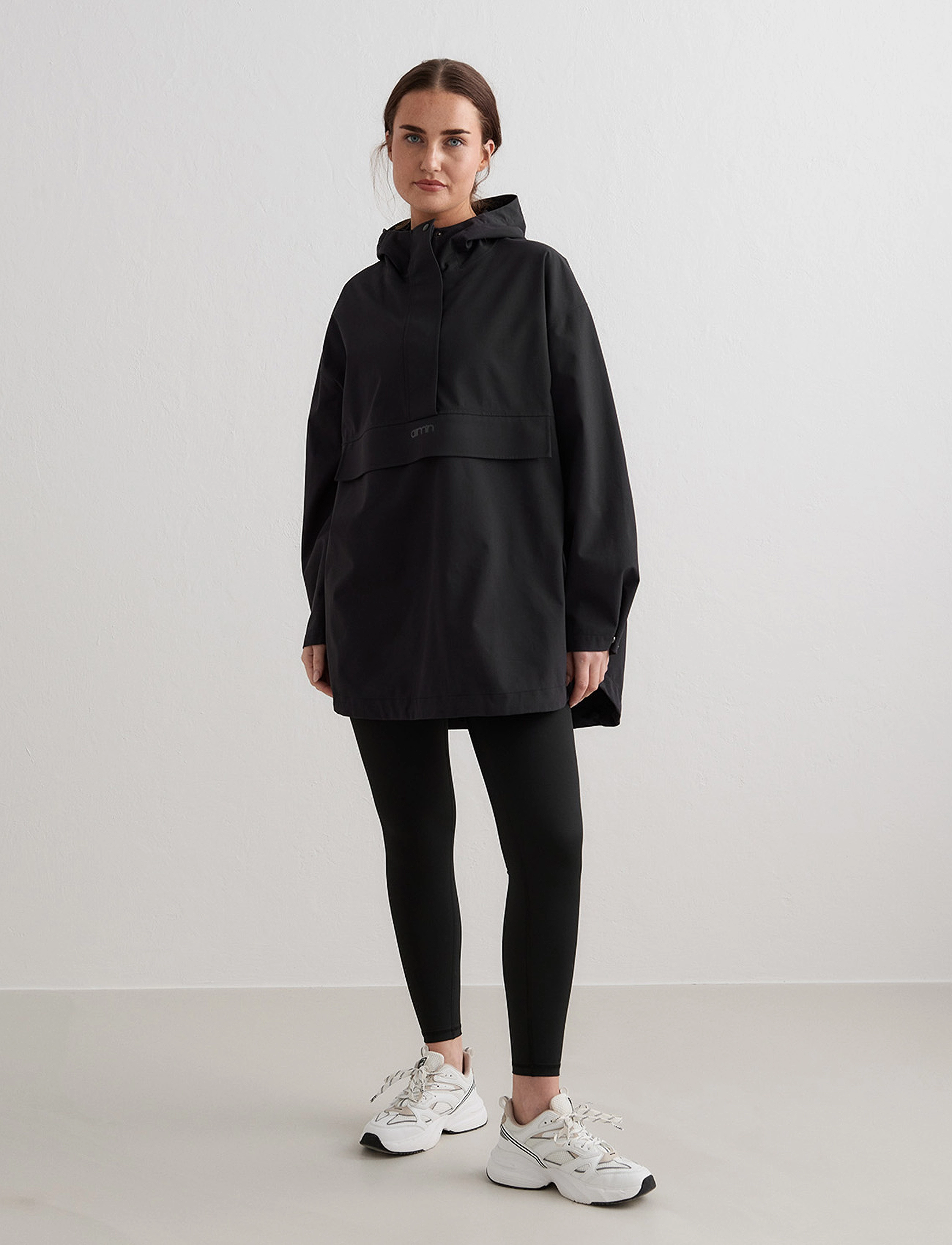 aim ́n Waterproof Oversized Anorak, L, Jackets, Schwarz - Anoraks, Frauen