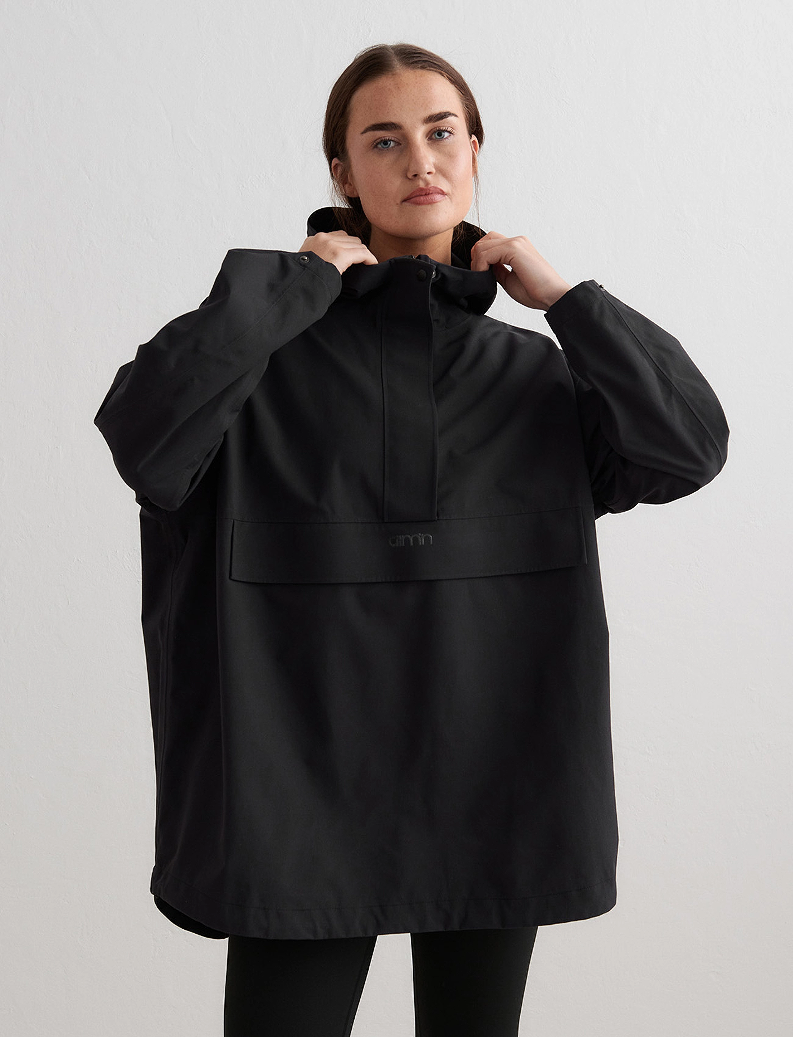 aim´n - Waterproof Oversized Anorak - anoraks - black - 3